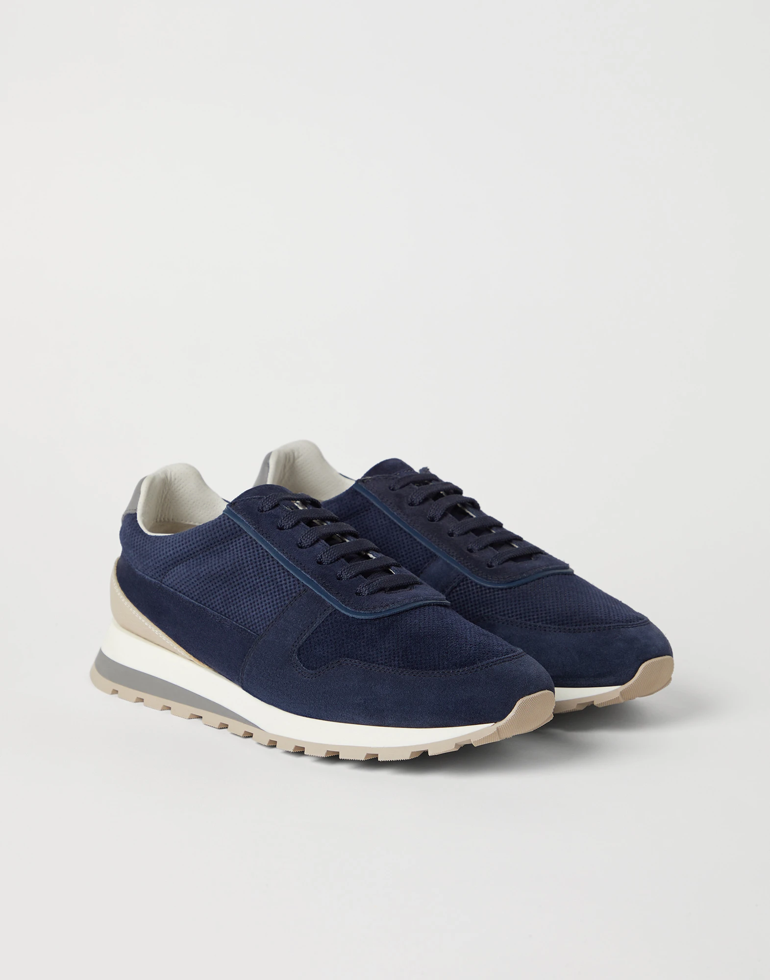Punched suede runners