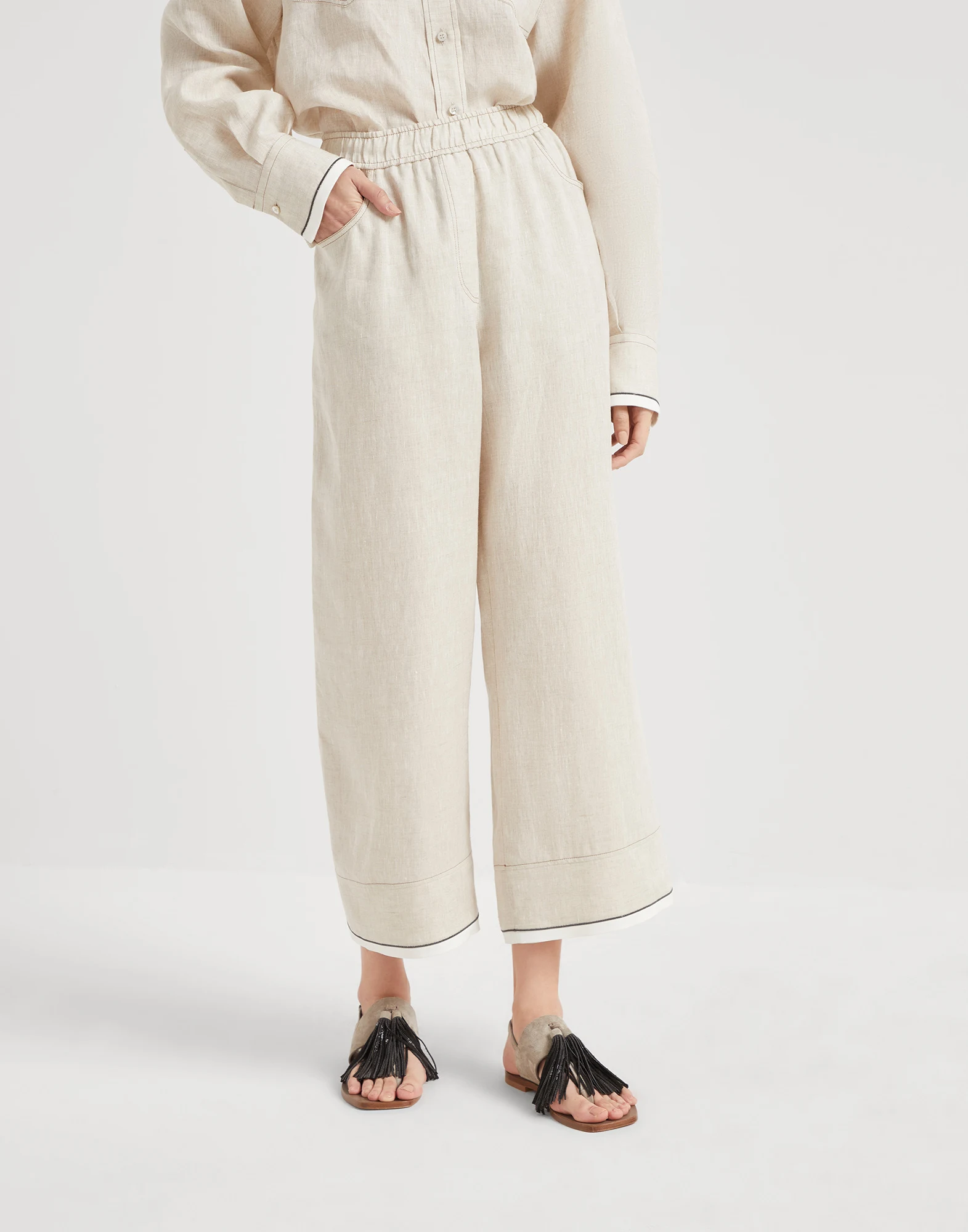 Baggy Crop trousers