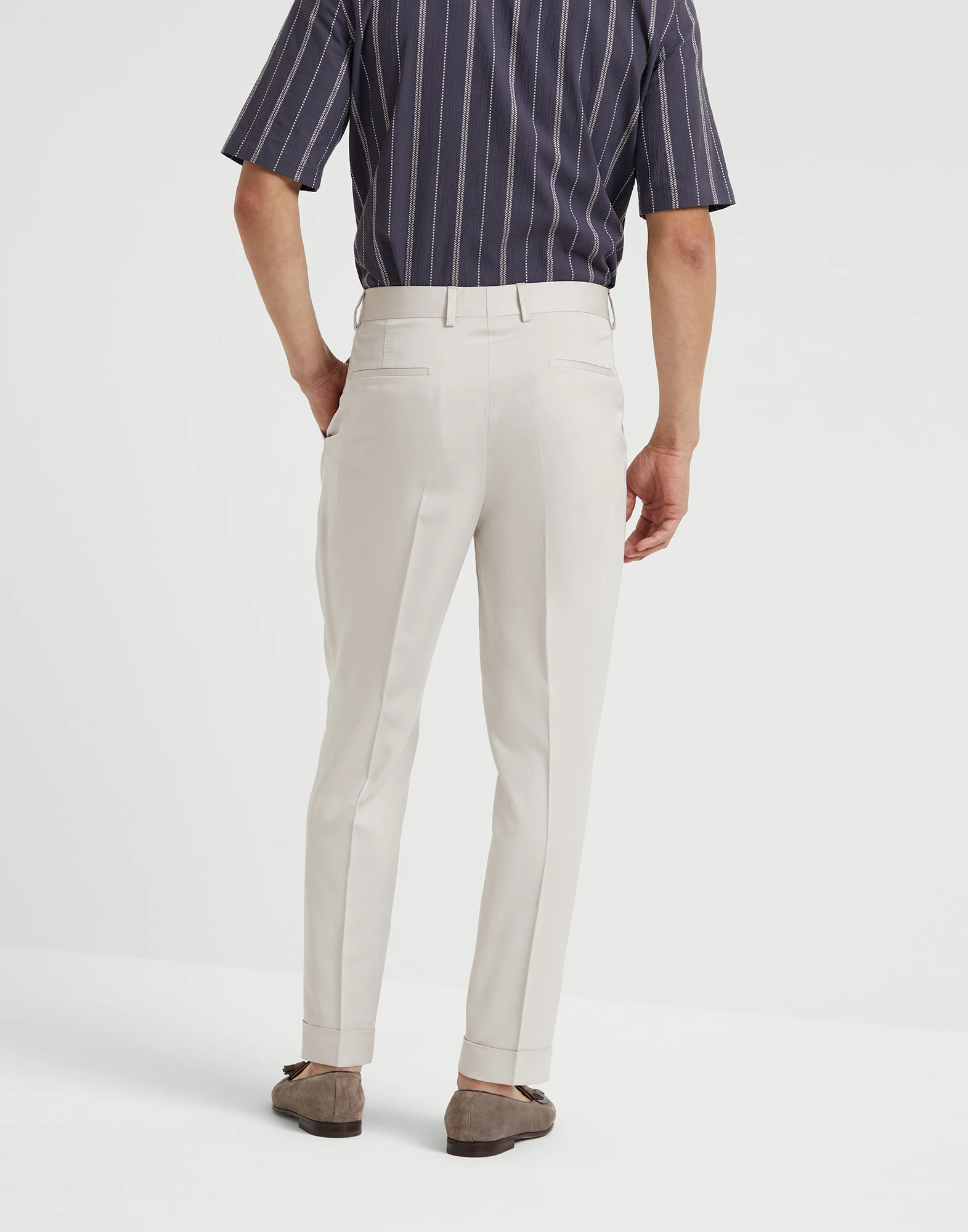 Twill trousers