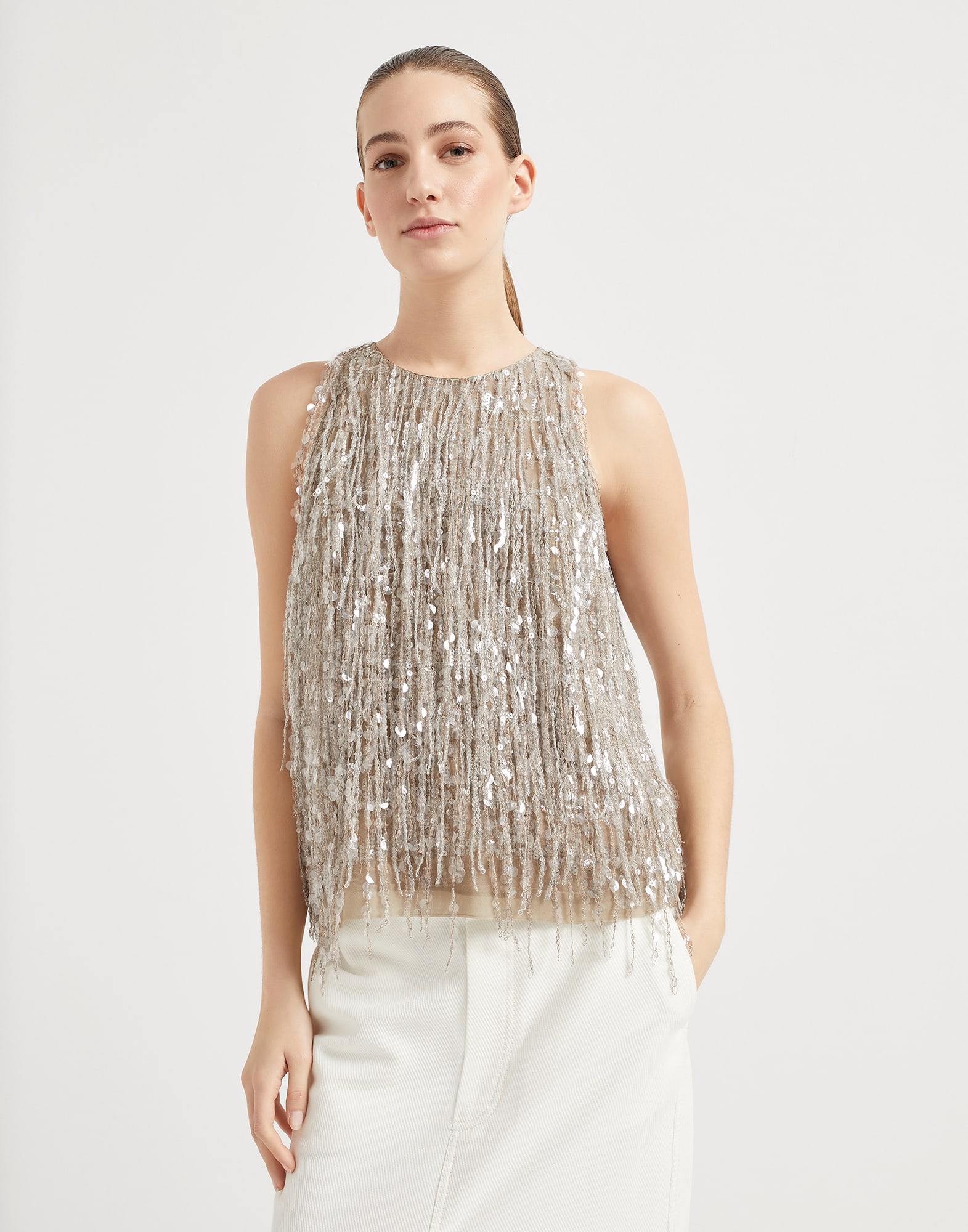 Glistening Embroidery top