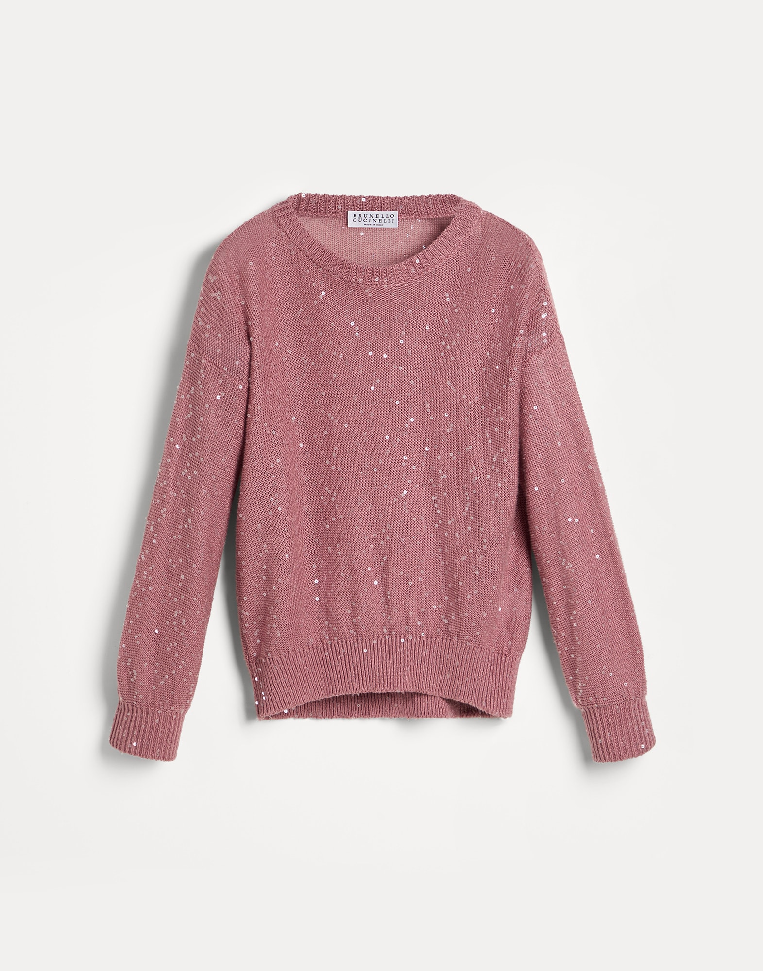 Linen and silk Diamond yarn sweater