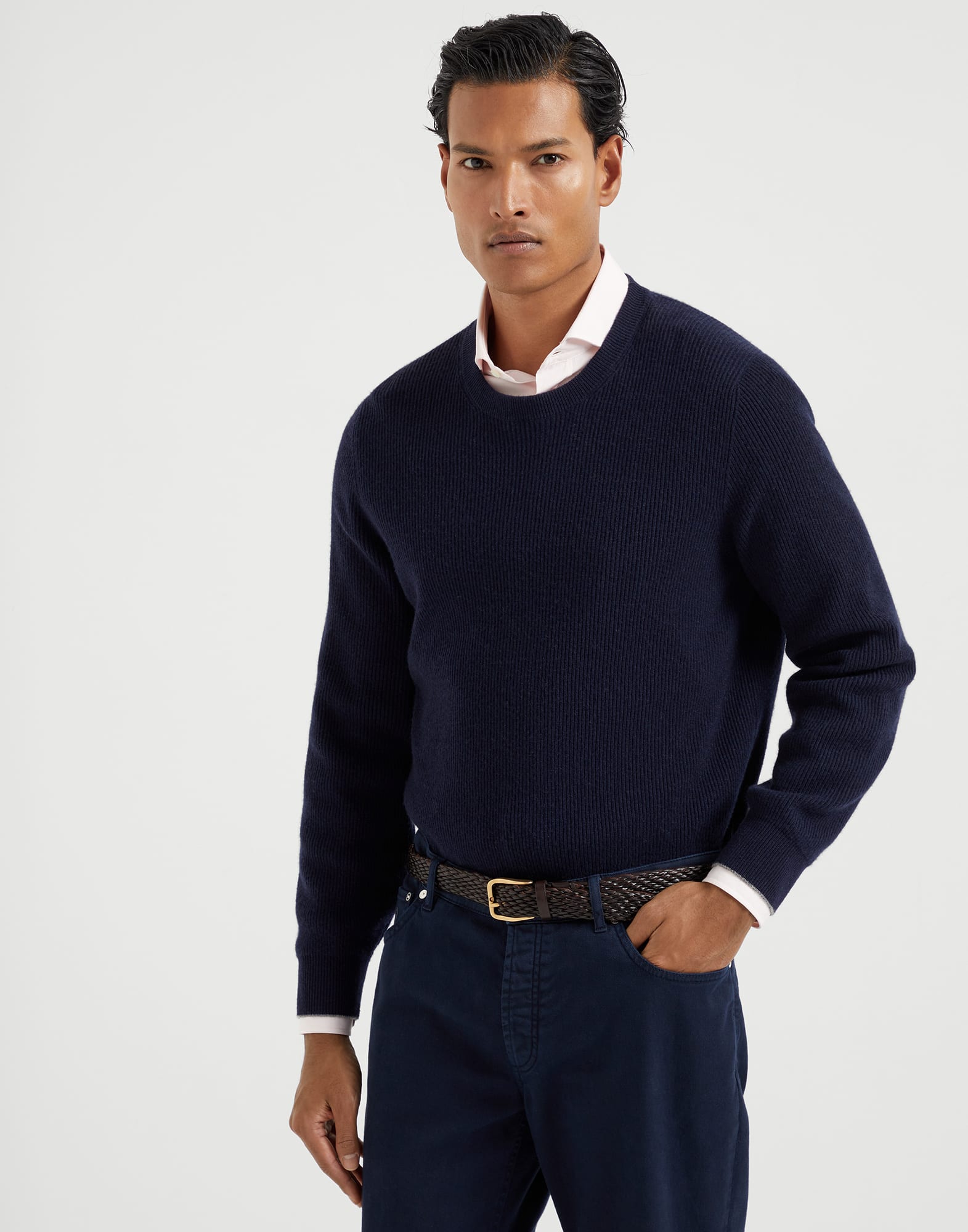 English Rib knit sweater
