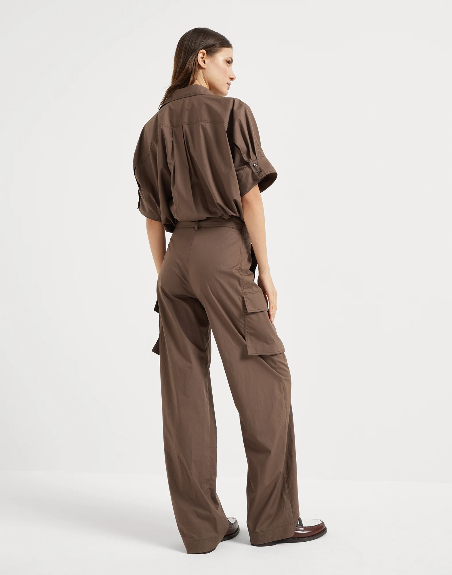 Poplin jumpsuit