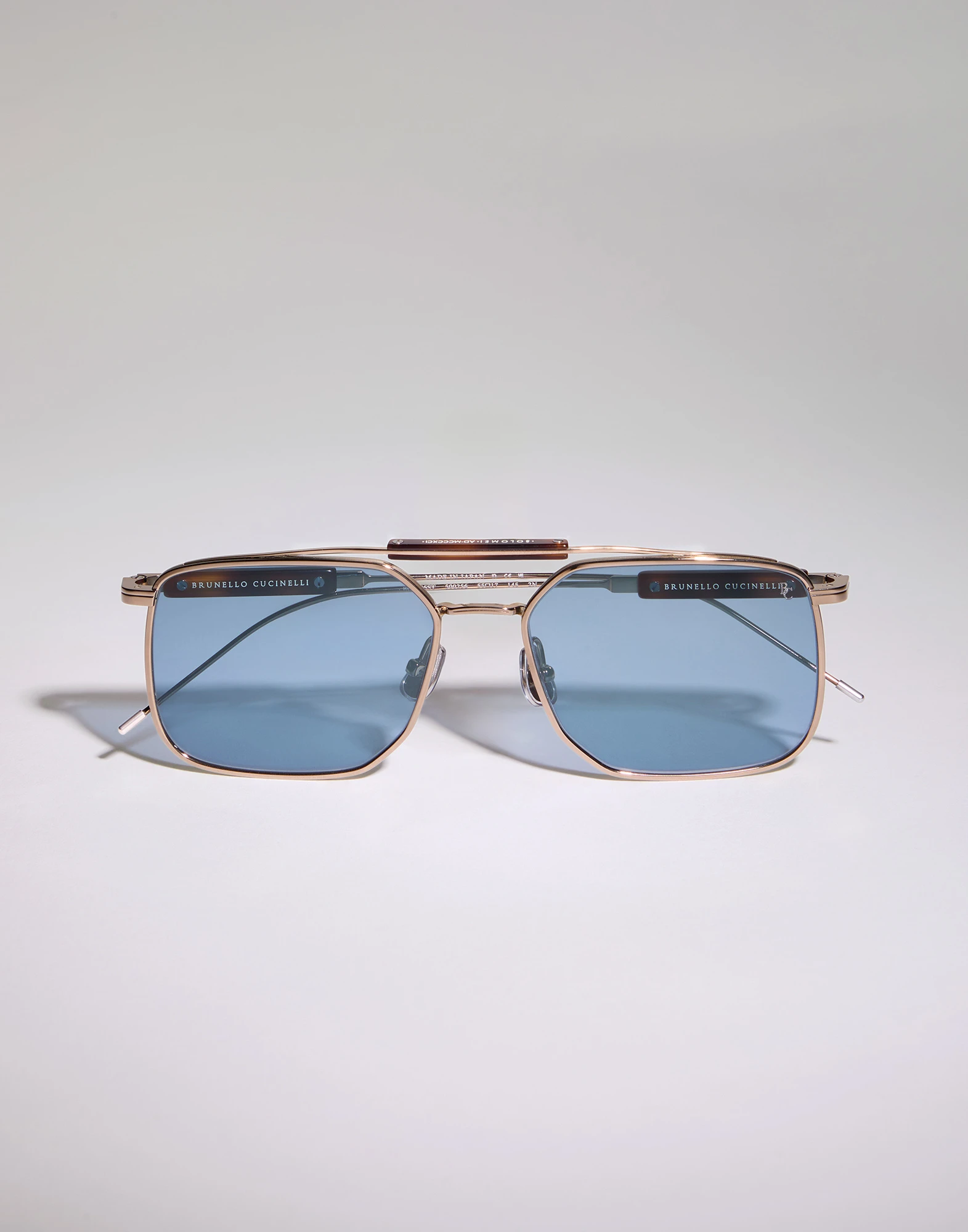 Squared titanium sunglasses