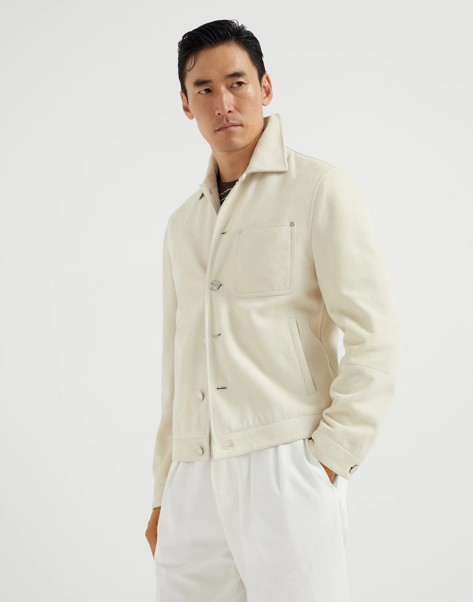 Suede outerwear