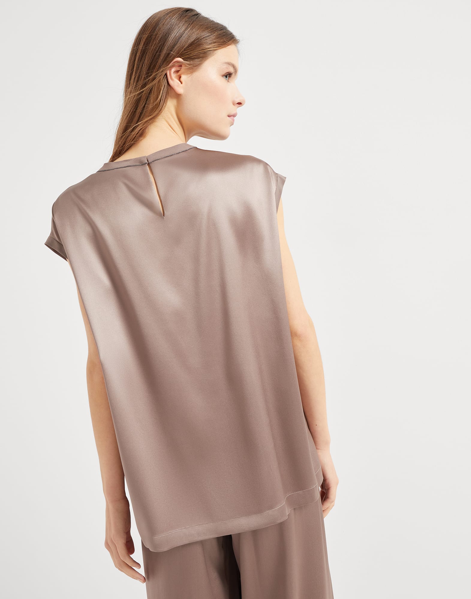 Satin T-shirt