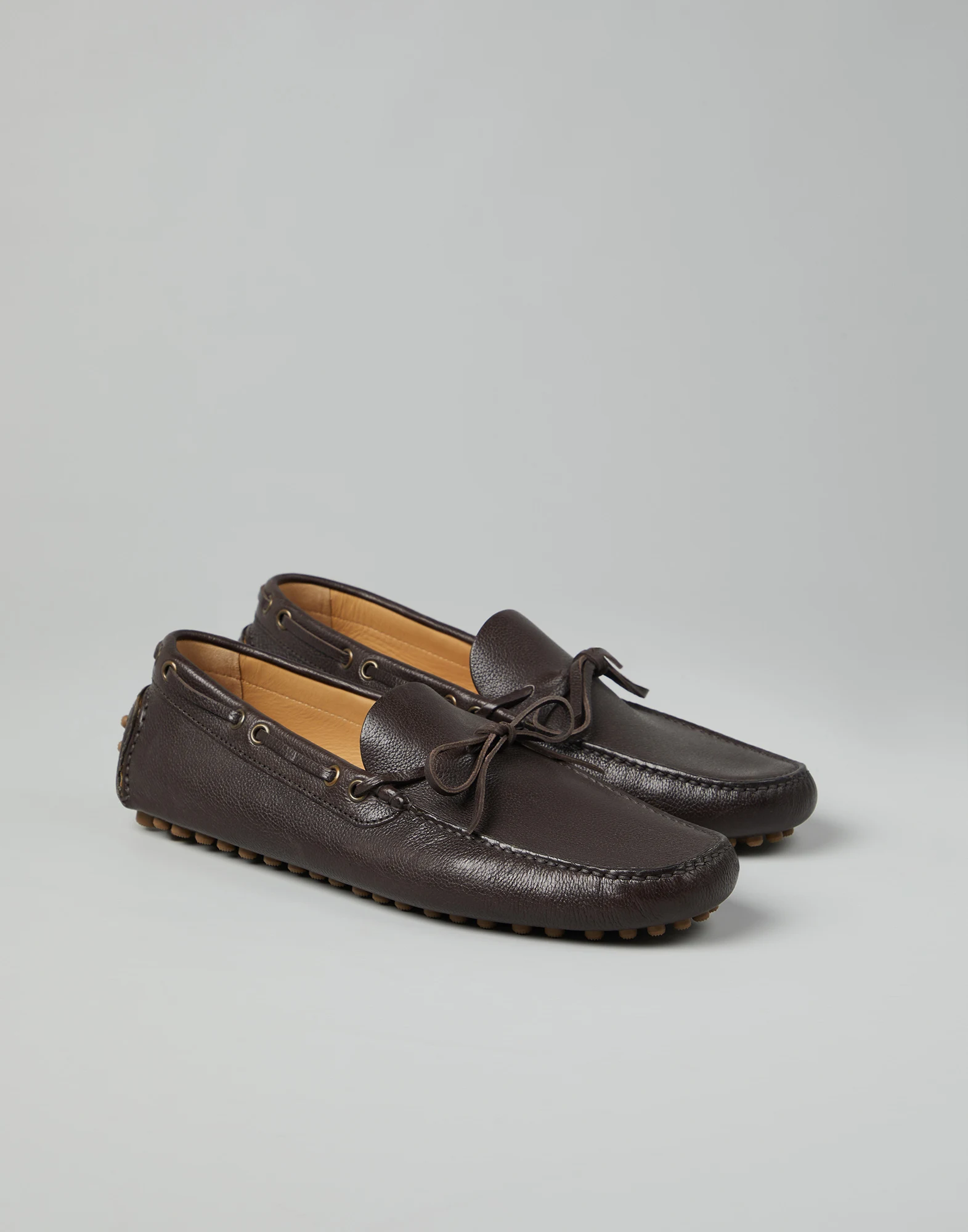 Calfskin driving shoes