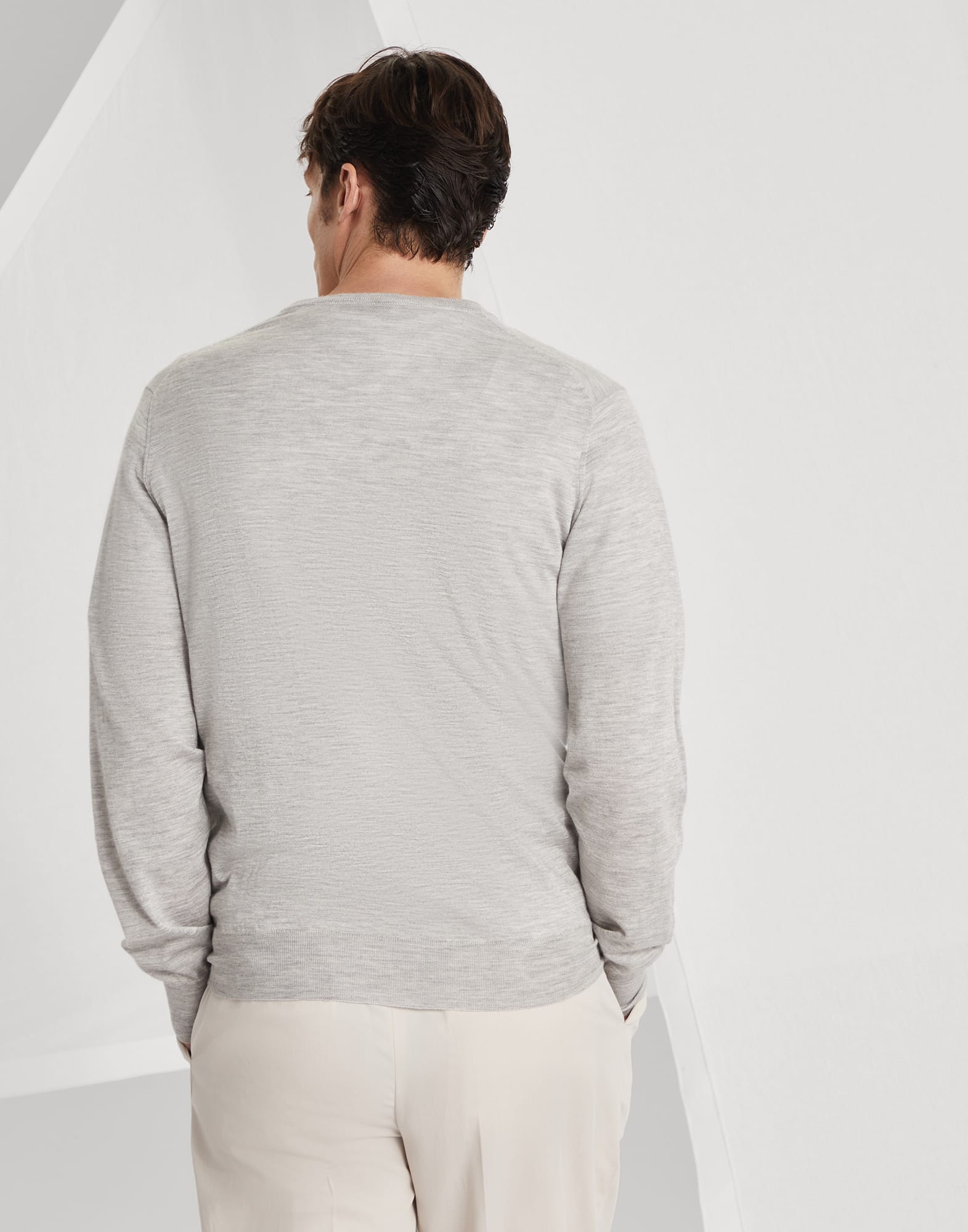 Cashmere and silk sweater