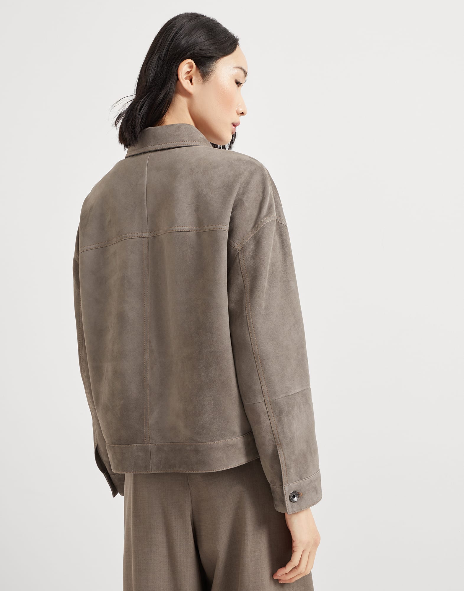 Couture suede jacket