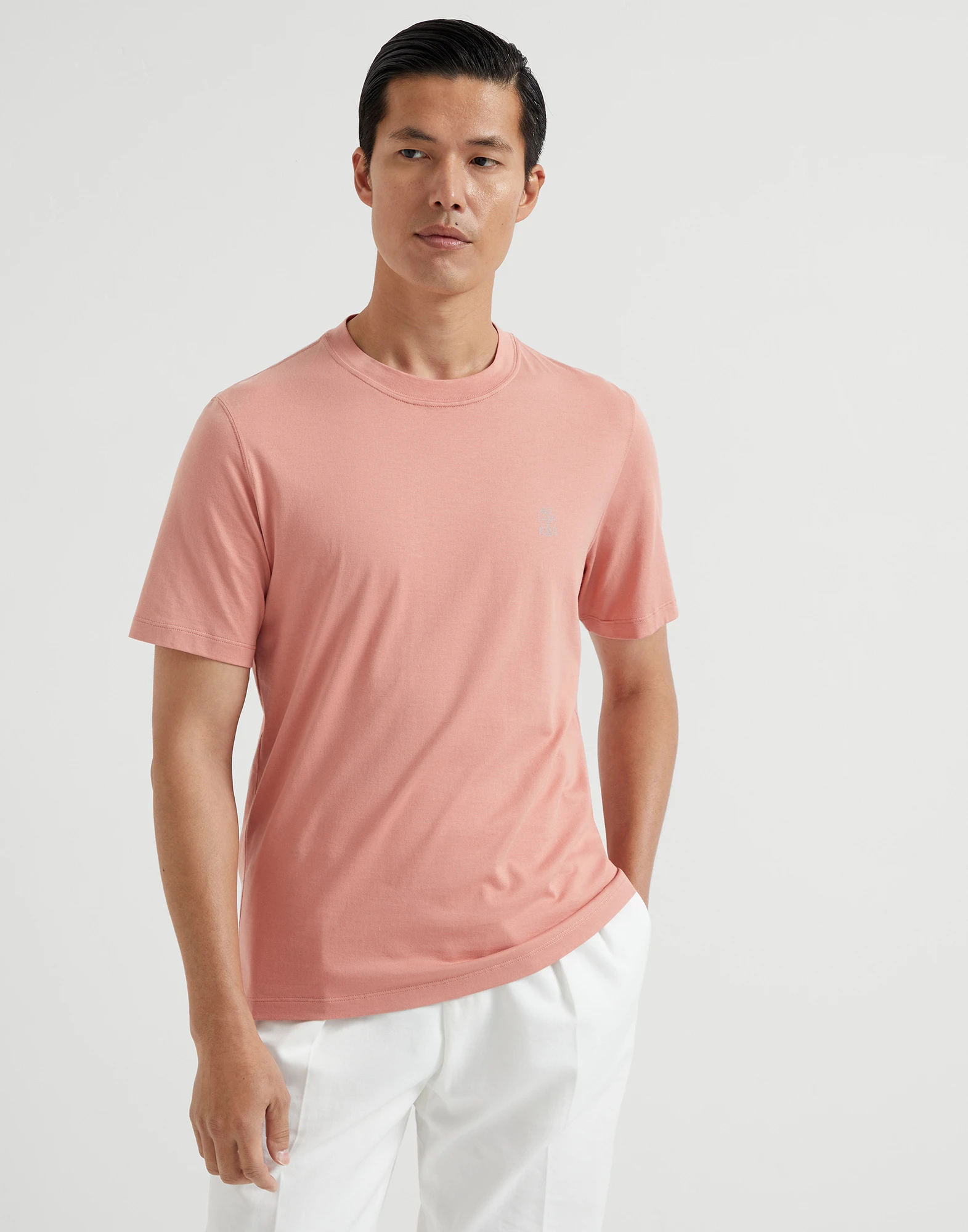Jersey T-shirt with logo
