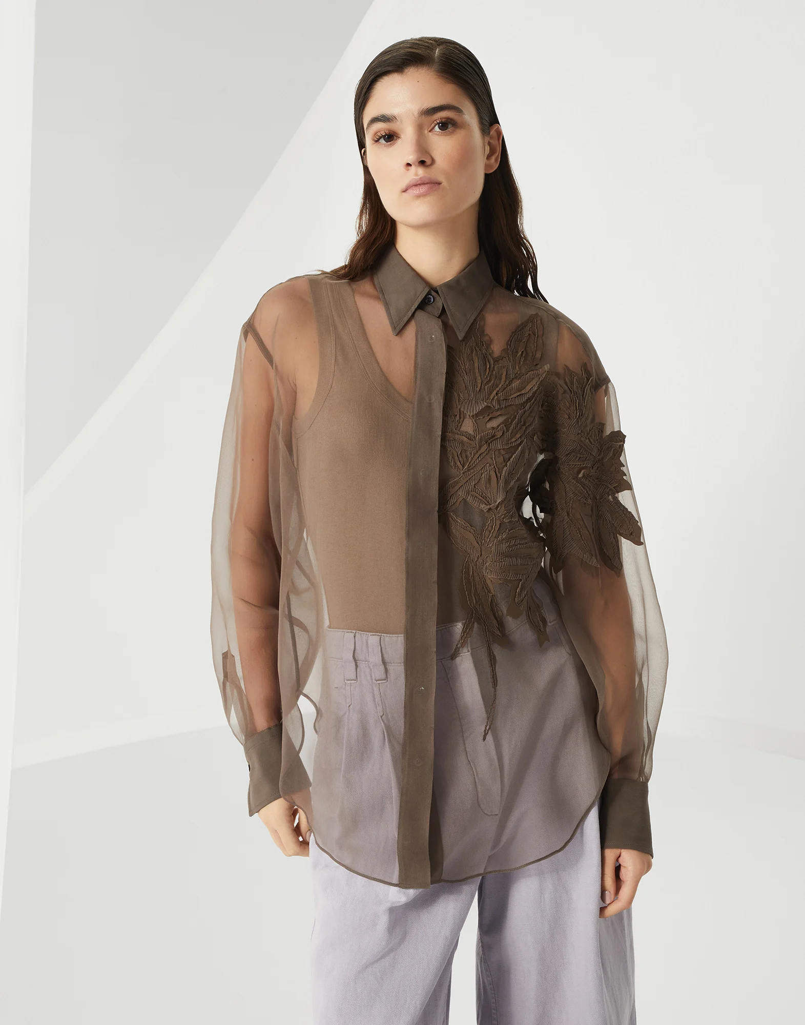 Flora Appliqu�� shirt