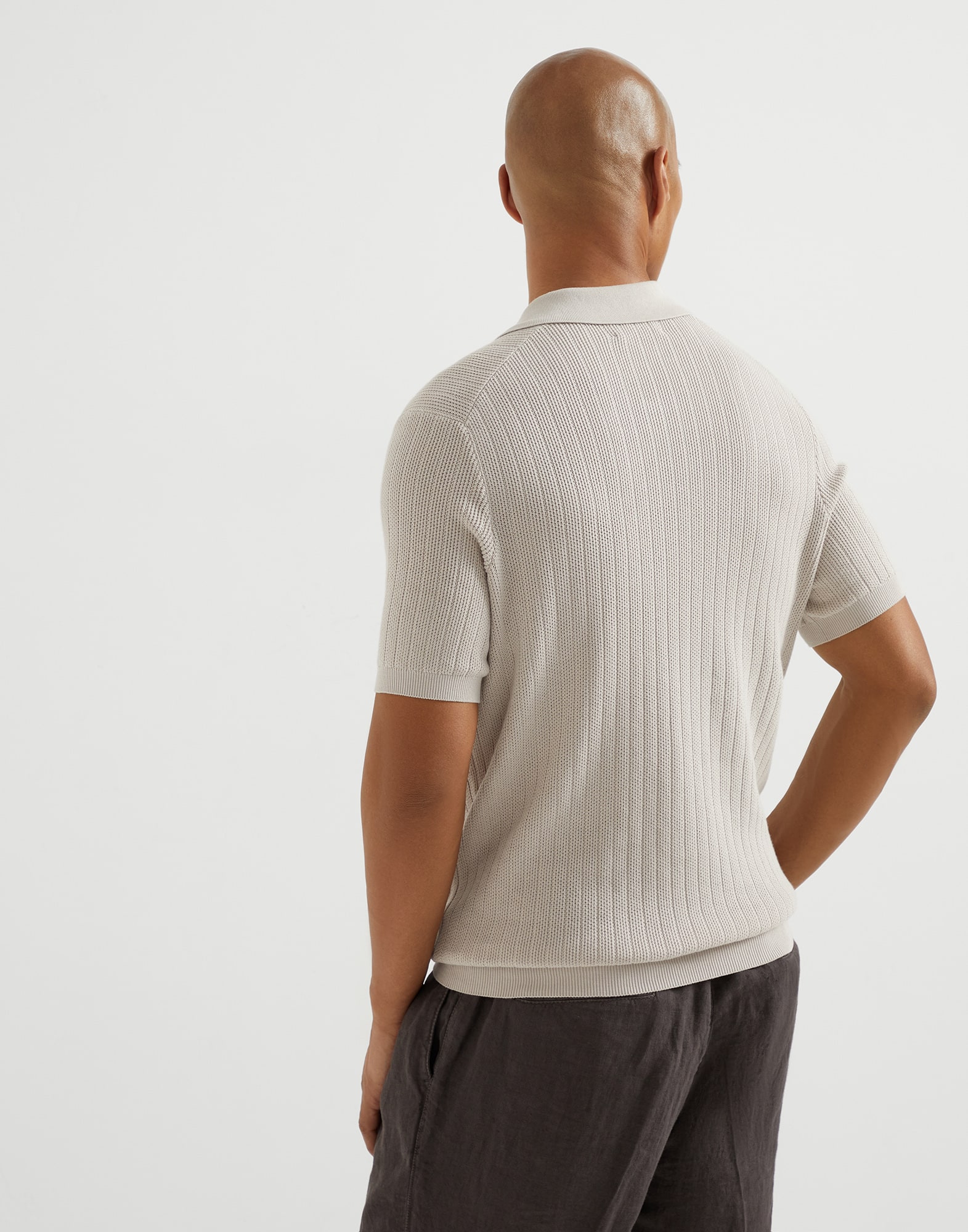 Polo-style sweater