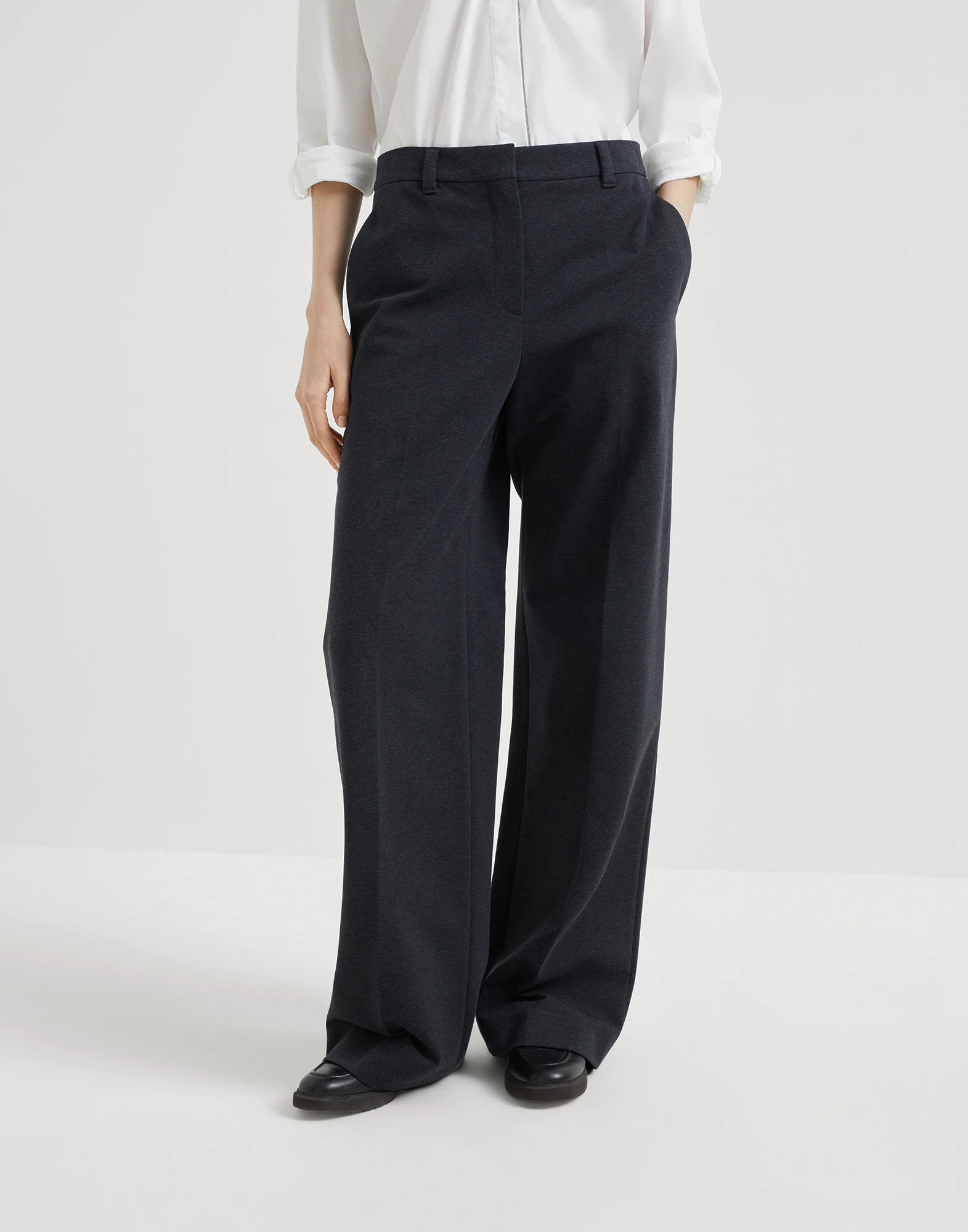 Loose Flared Trousers