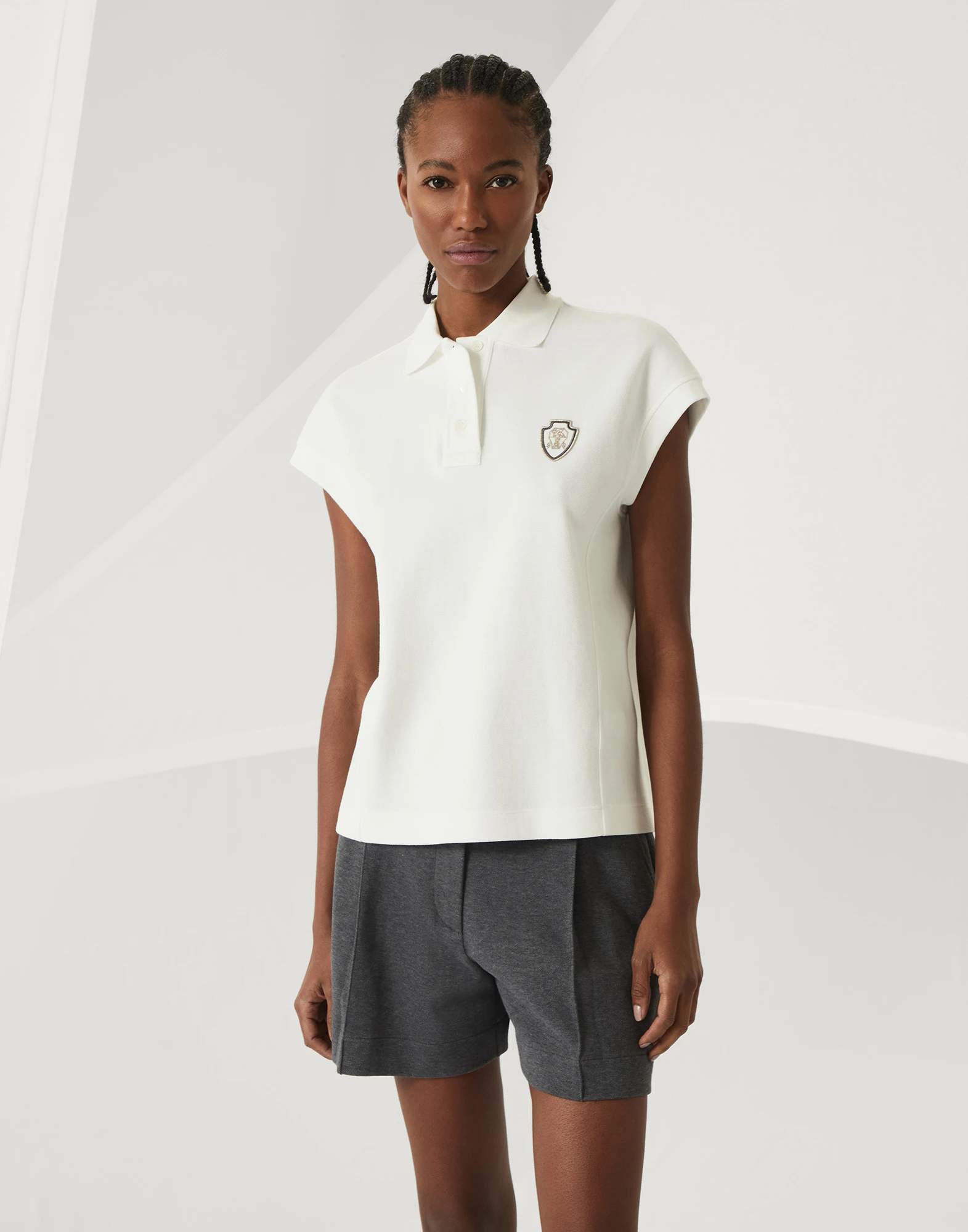 Piqu�� polo shirt