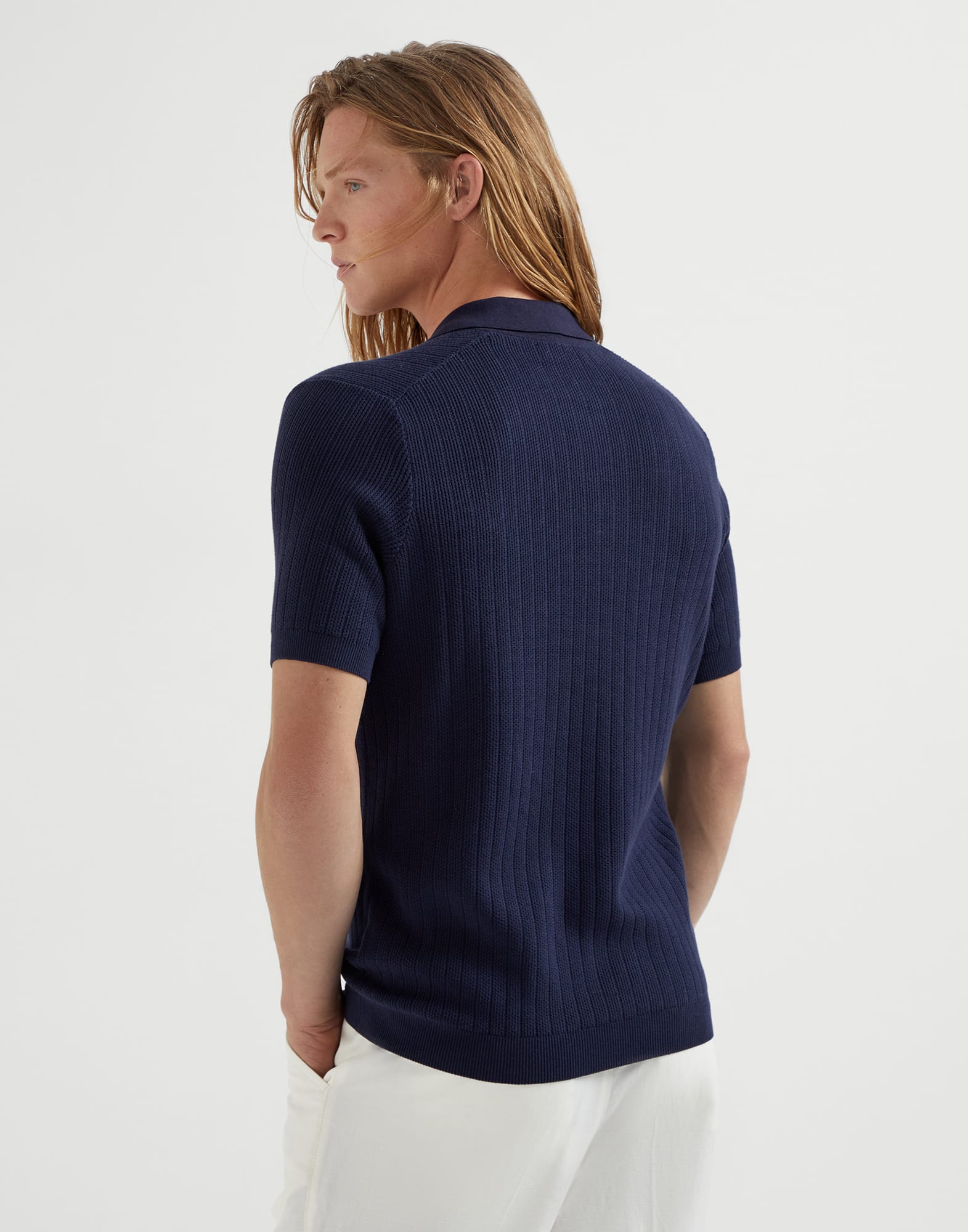 Wide rib polo