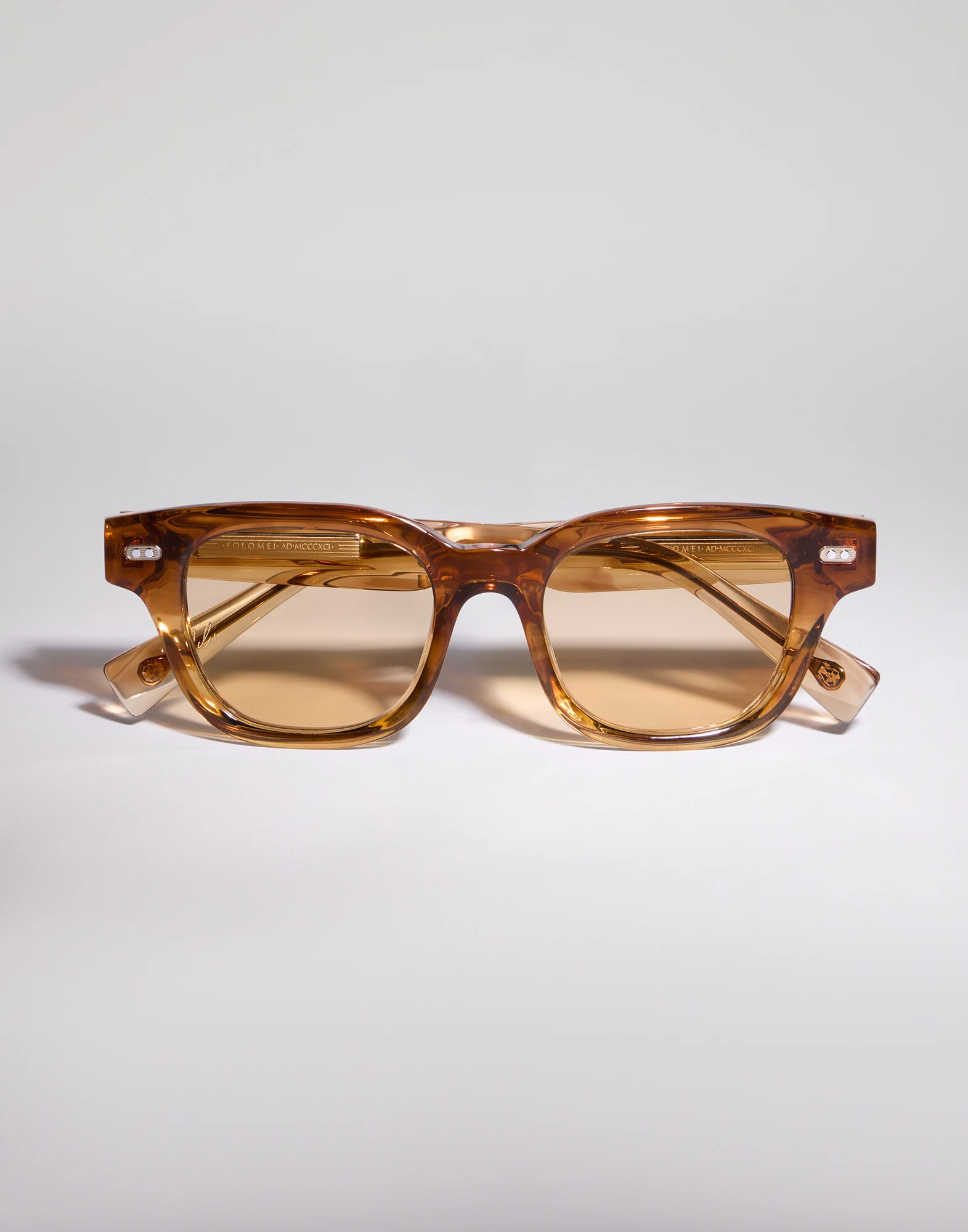 Miles 18k gold-plated frame