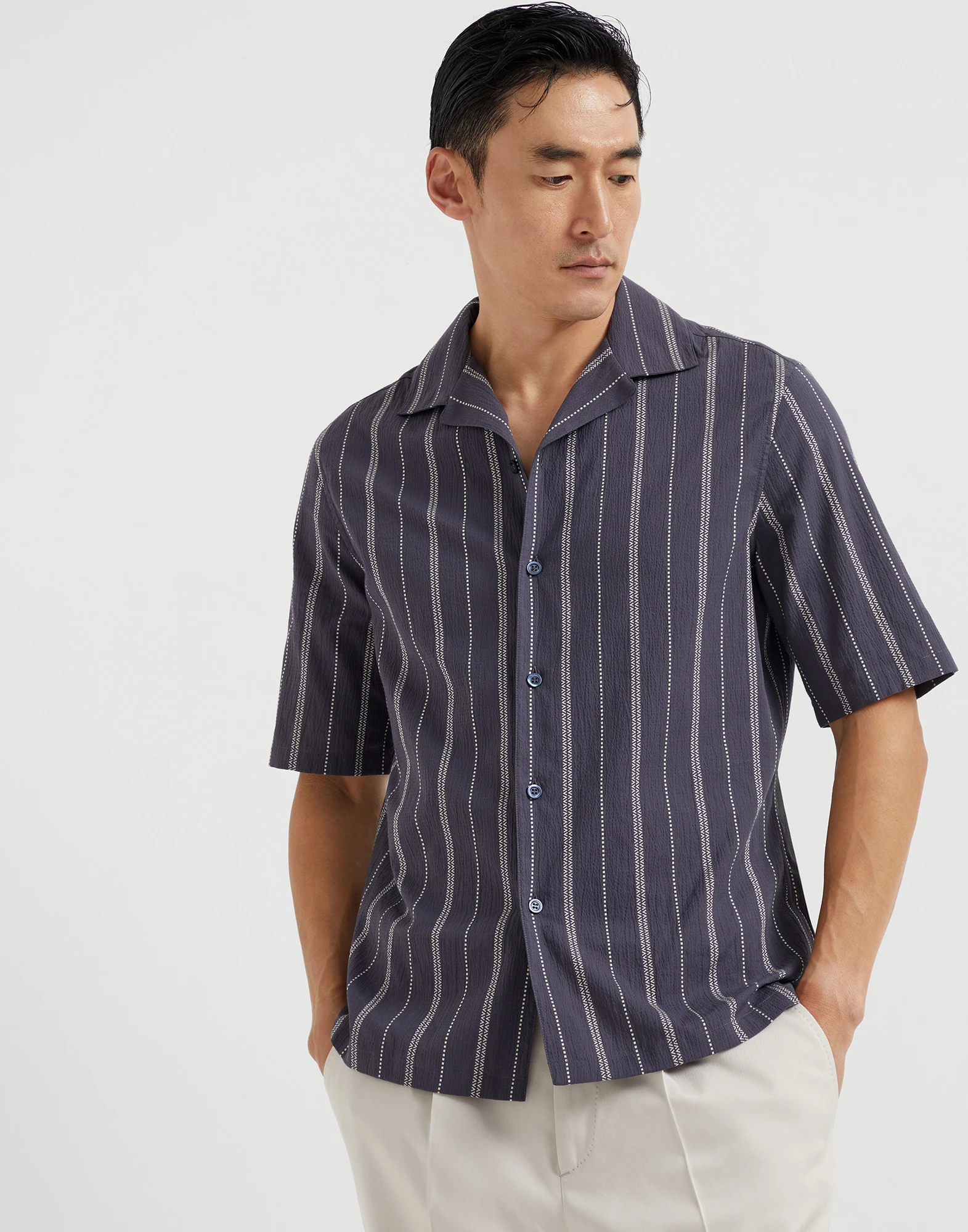 Seersucker shirt