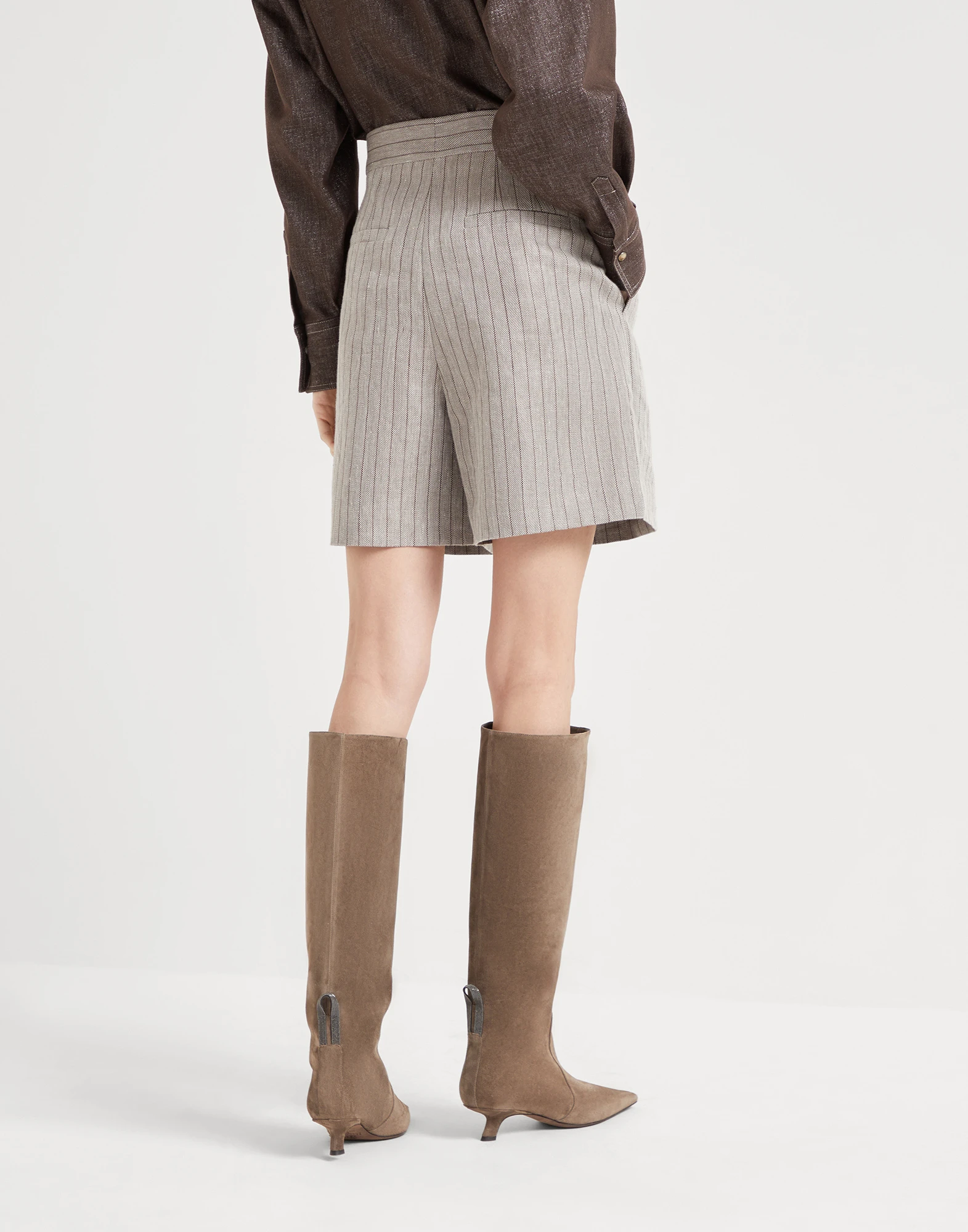 City Bermuda shorts with monili