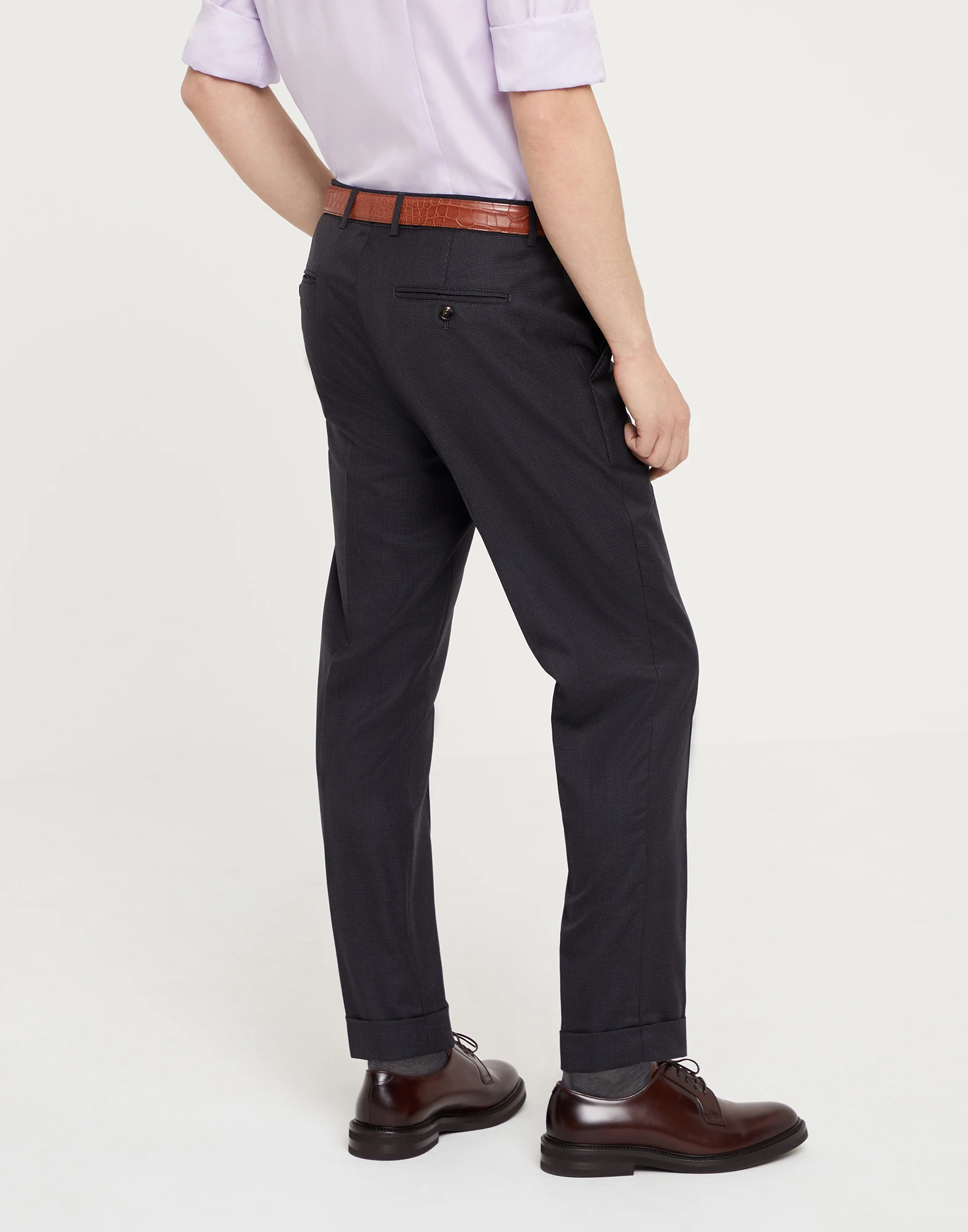Houndstooth trousers