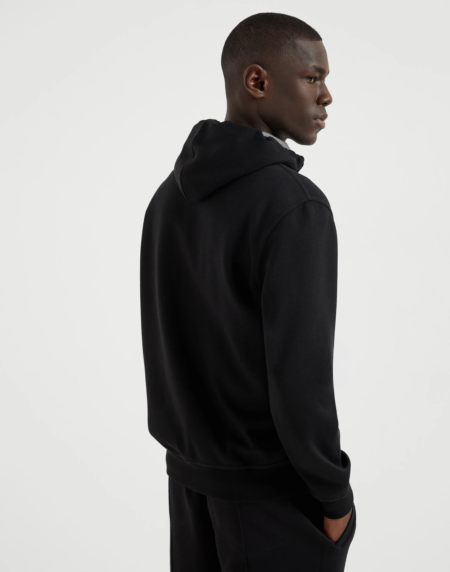 Double cloth sweatshirt