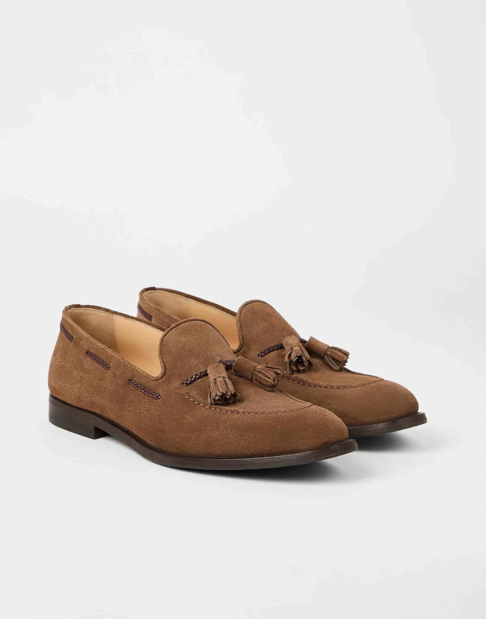 Suede loafers