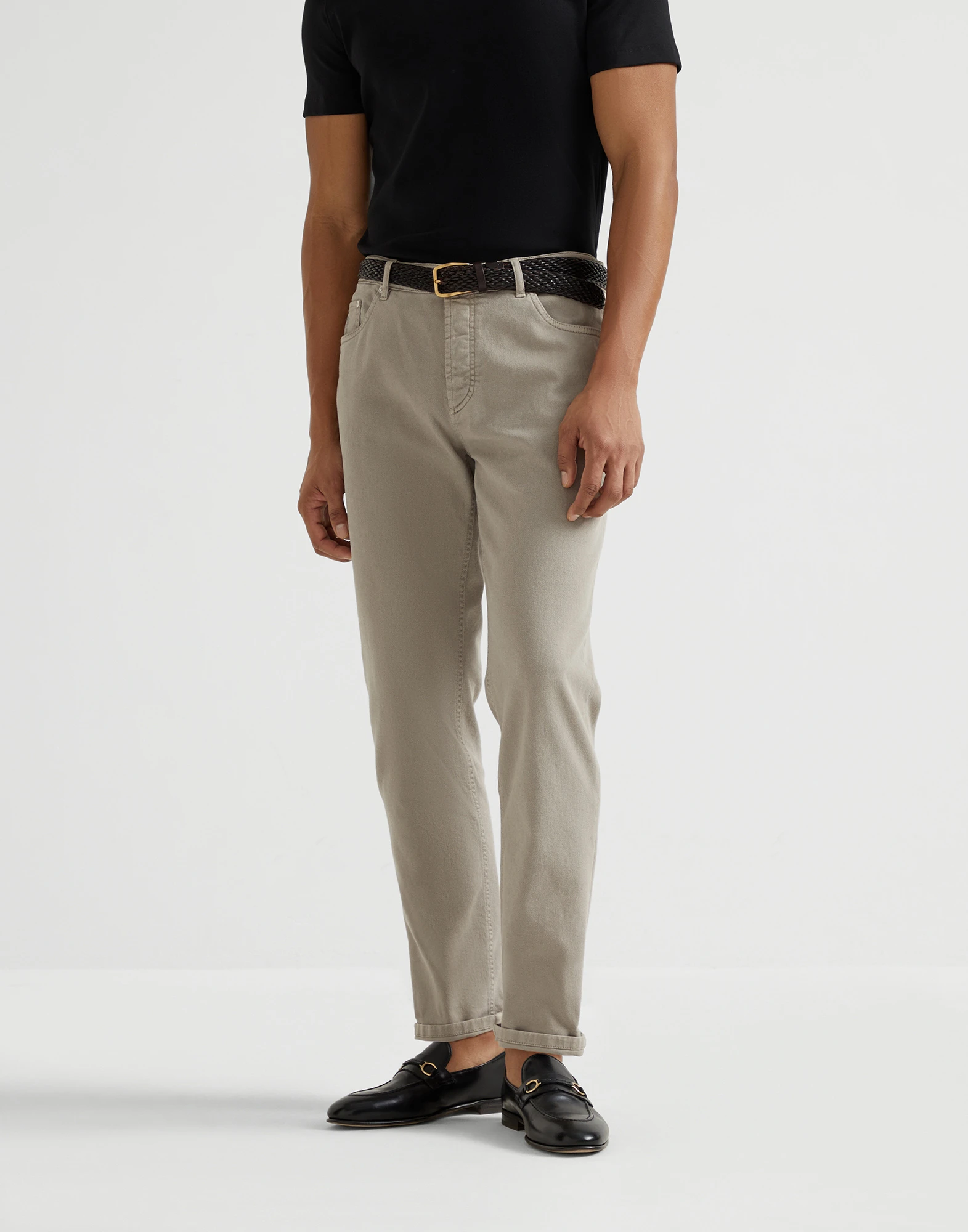 Comfort denim trousers