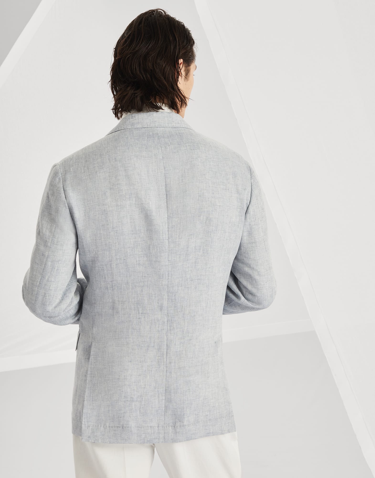 Linen unconstructed blazer