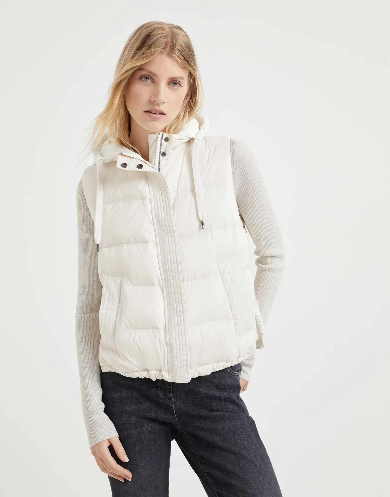 Nylon down vest