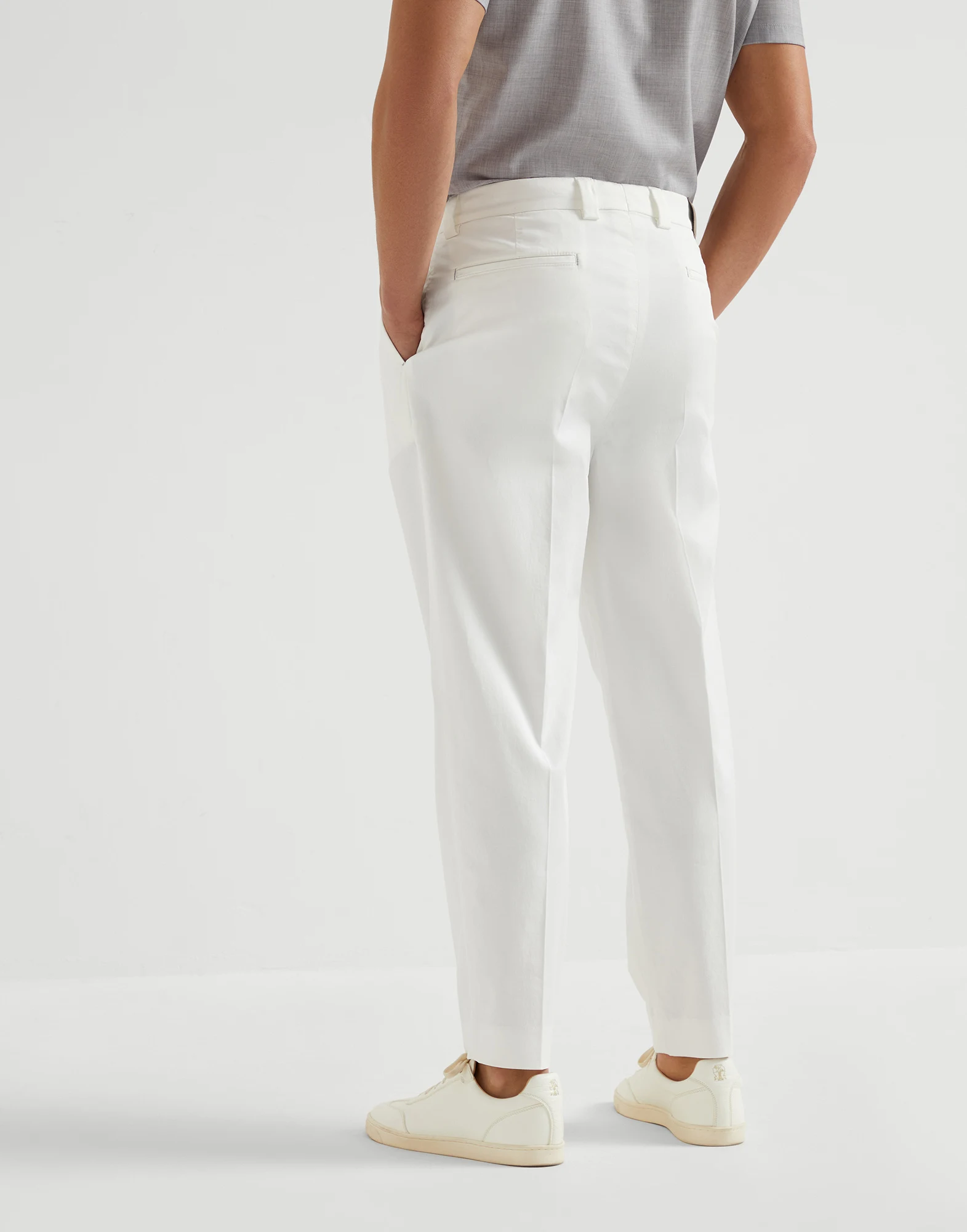 Comfort gabardine trousers