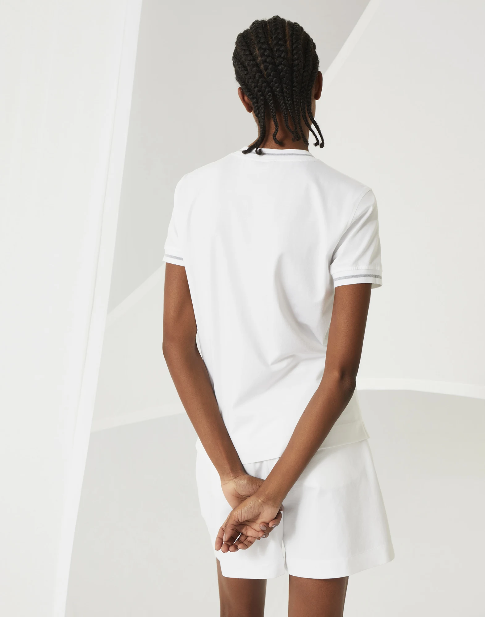 Jersey T-shirt with logo