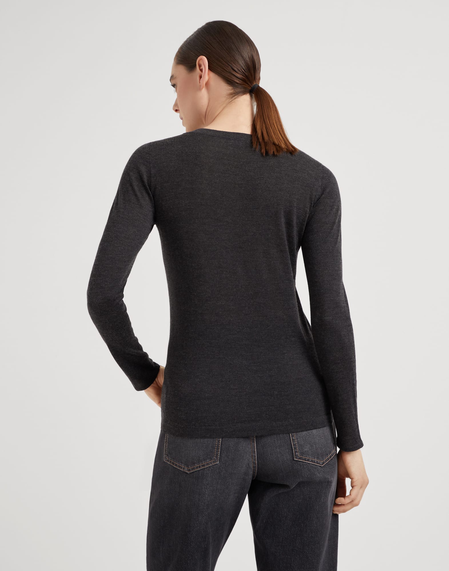 Cashmere and silk sweater