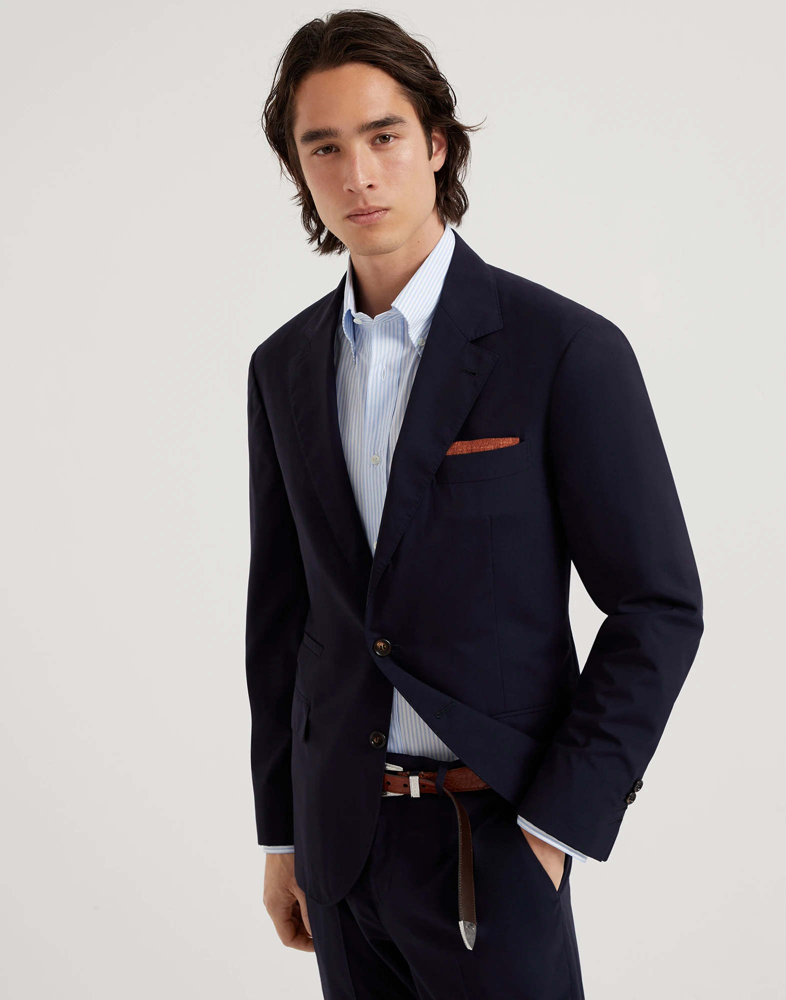 Wool and silk blazer