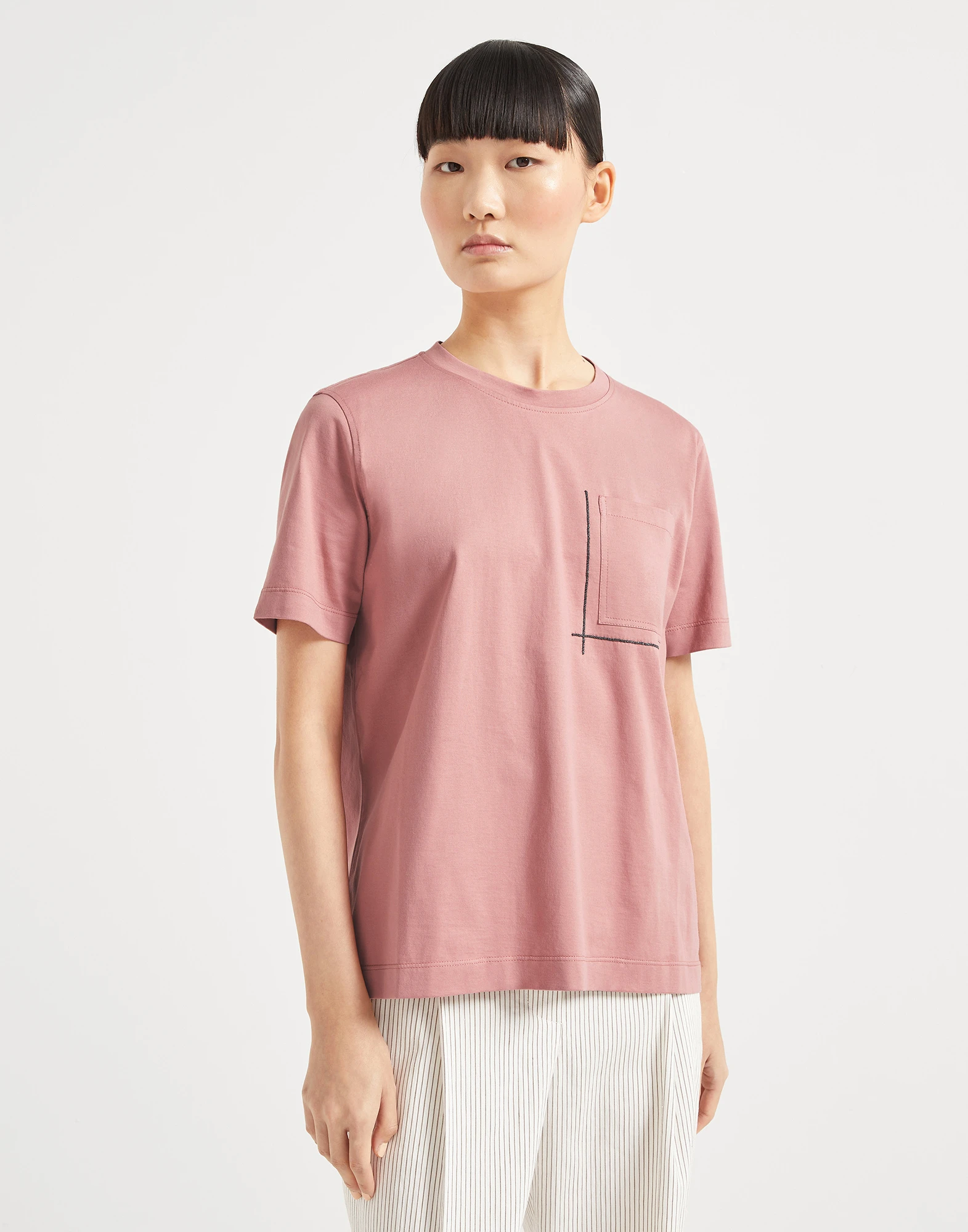 T-shirt with monili