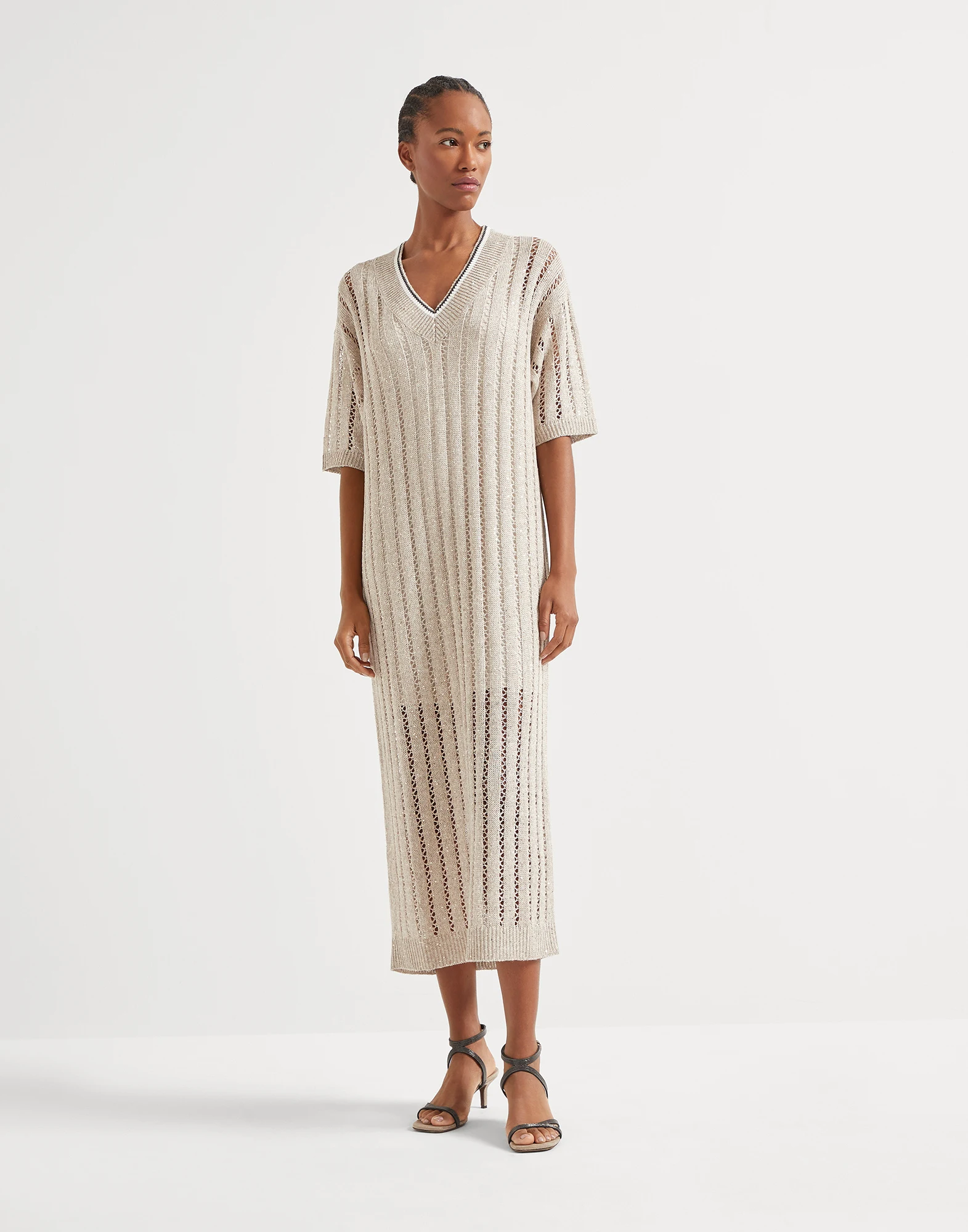 Dazzling knit dress