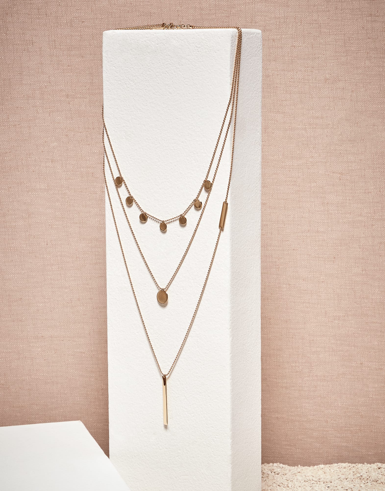 18k Gold necklace with 0.015ct Diamond
