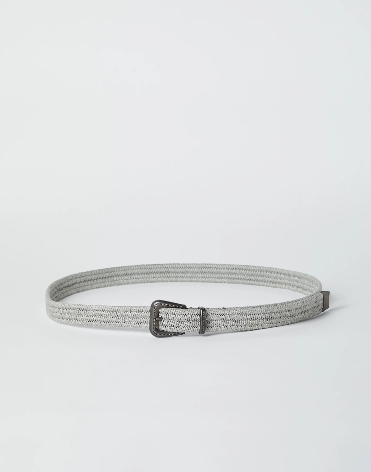 Rustic braided linen belt