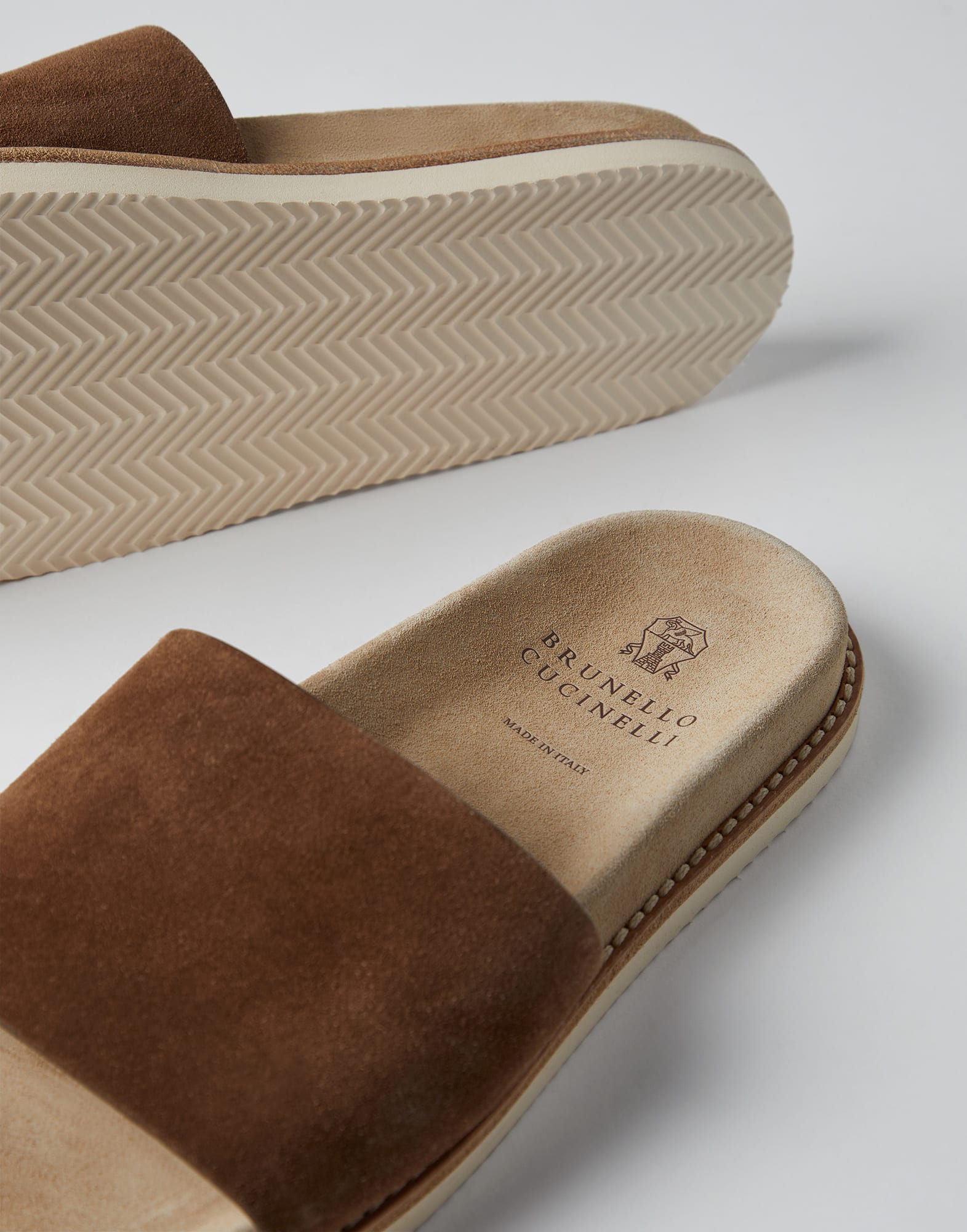 Suede urban slides