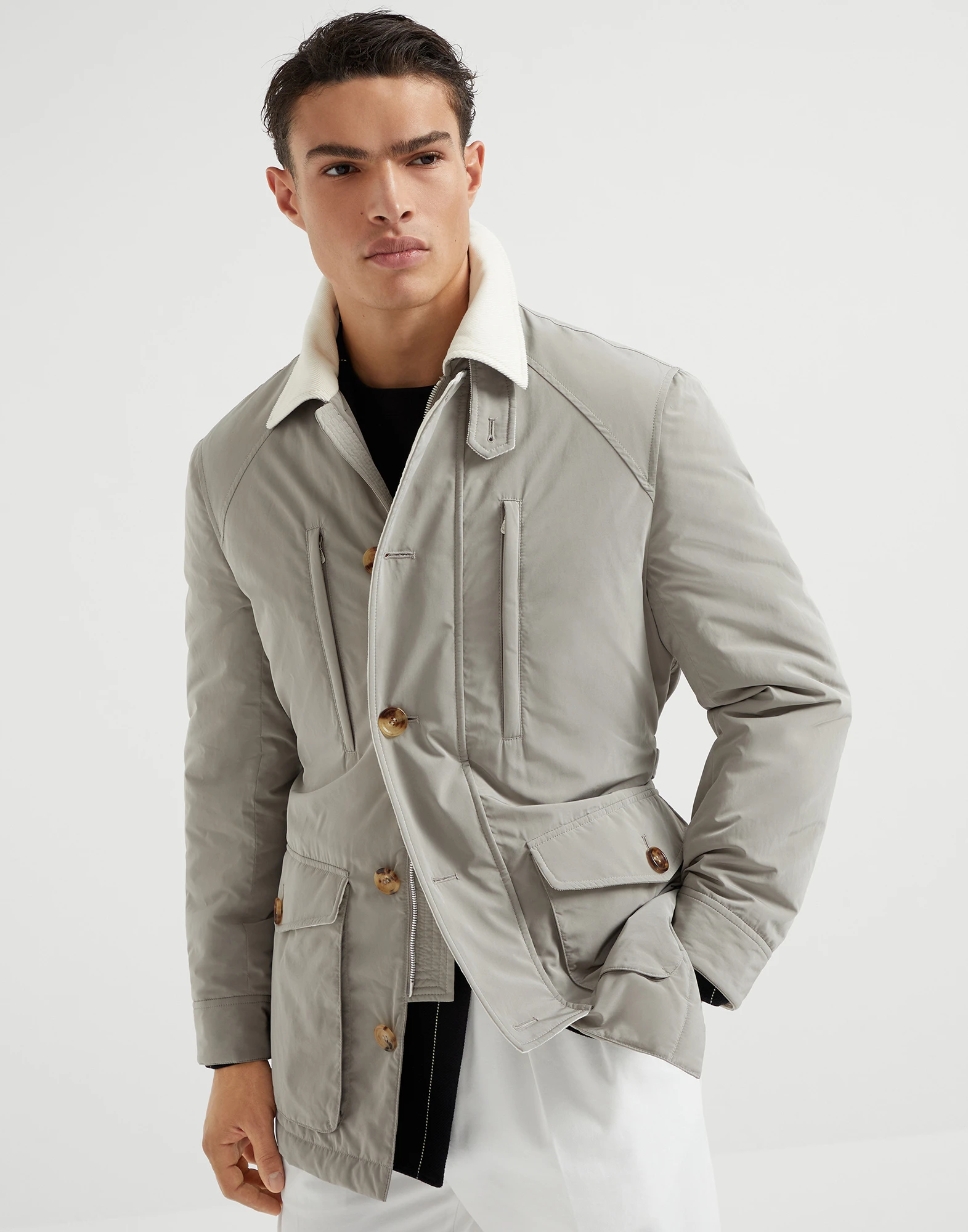 Water-resistant parka