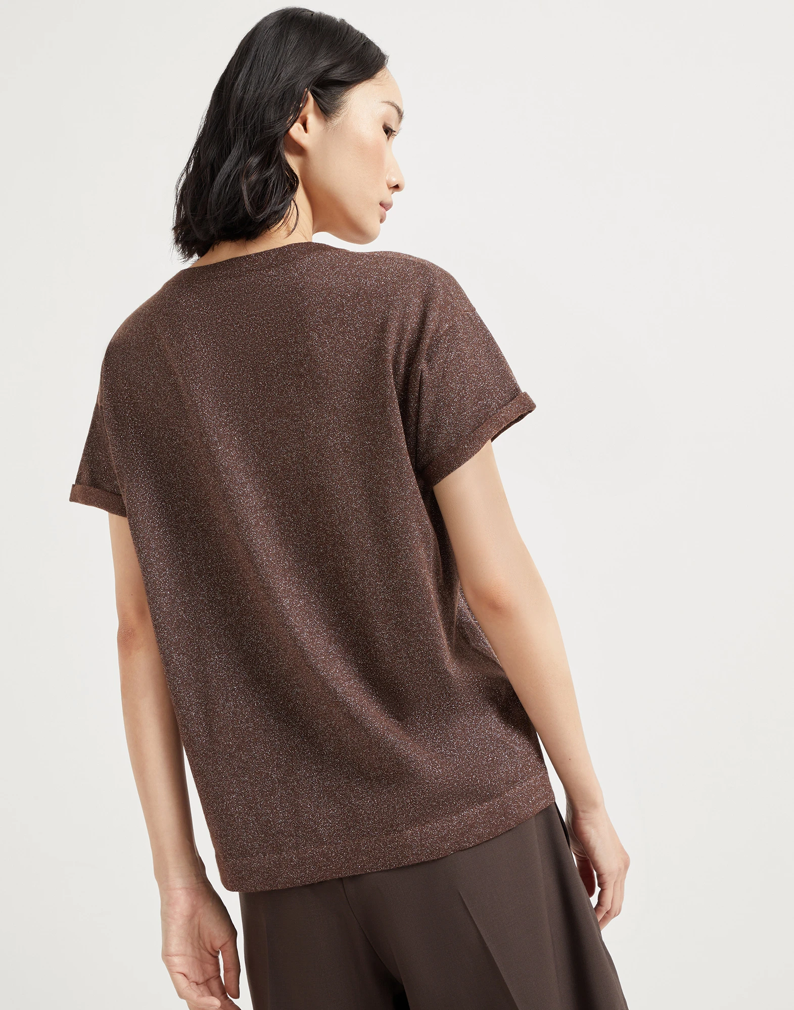 Cashmere and silk lightweight sweater