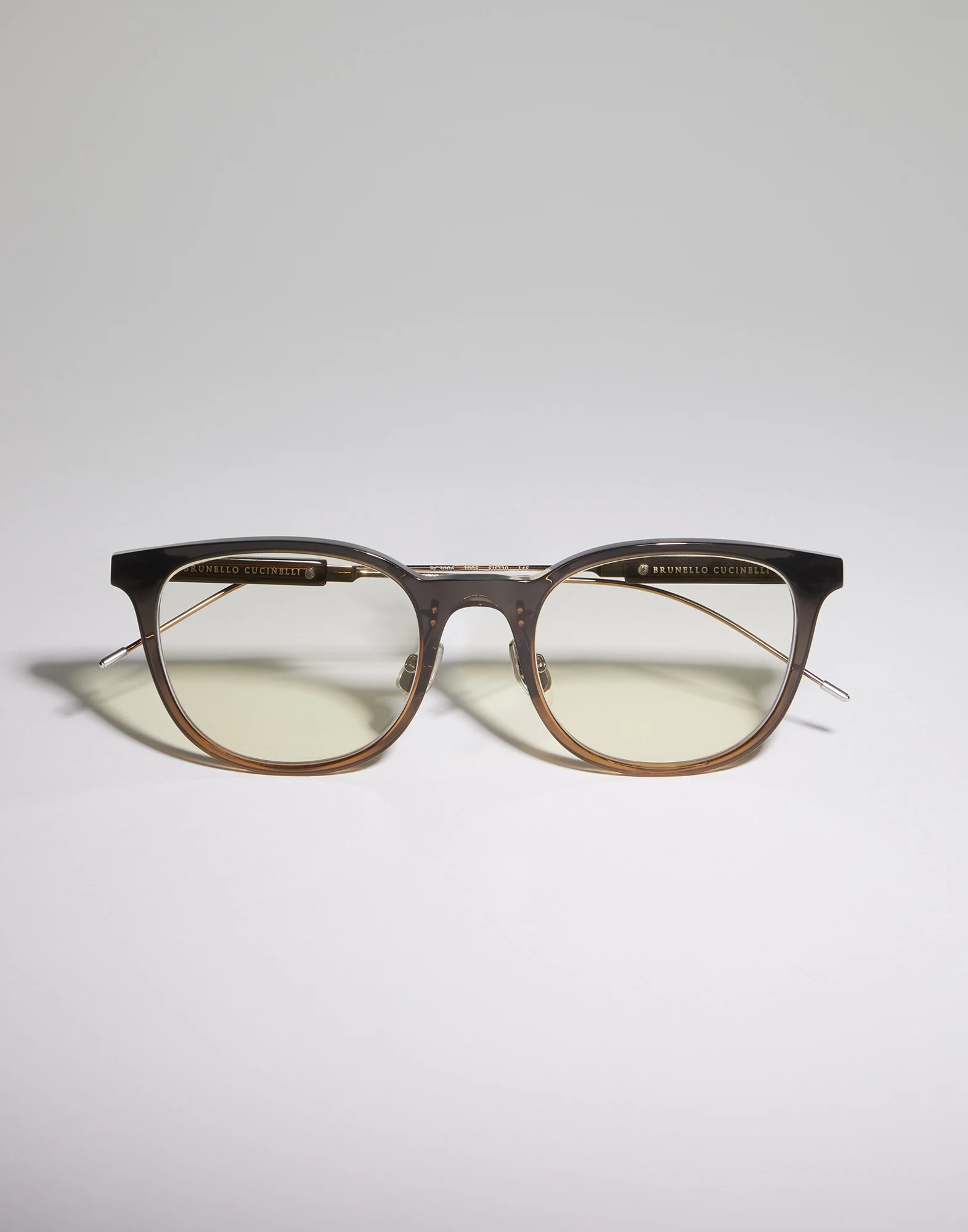 Sartorial Sunset acetate and titanium glasses