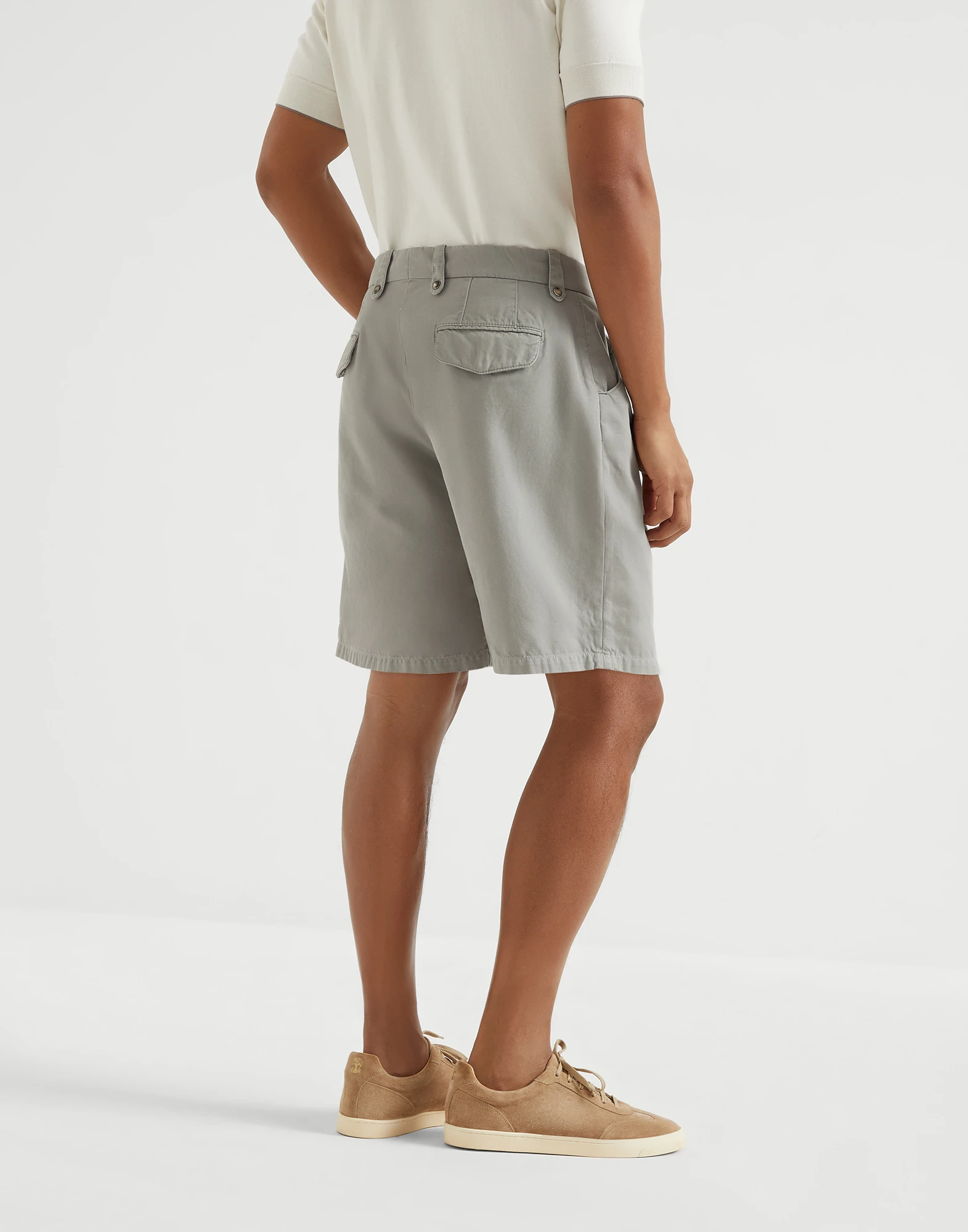 Gabardine Bermuda shorts