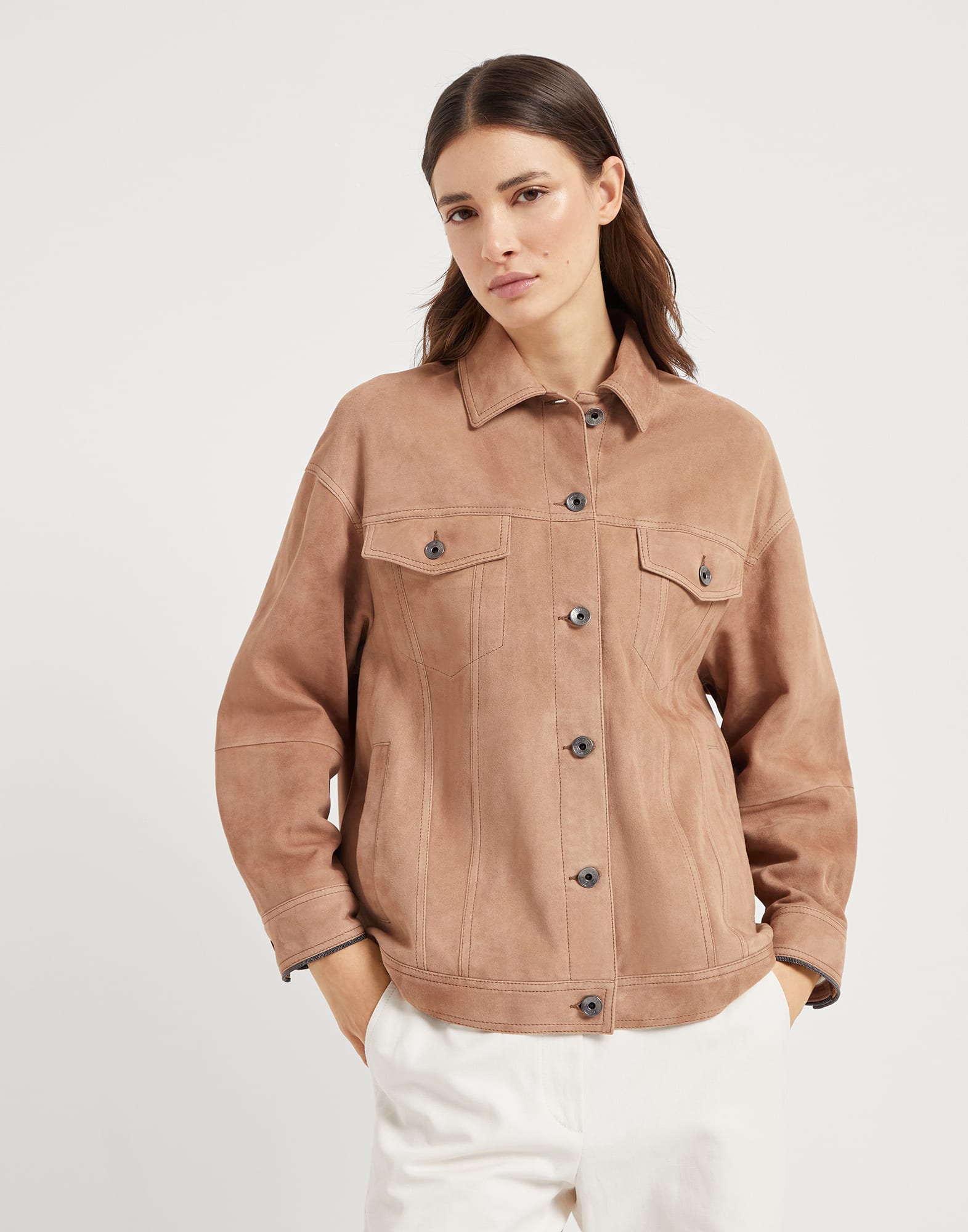 Couture suede jacket