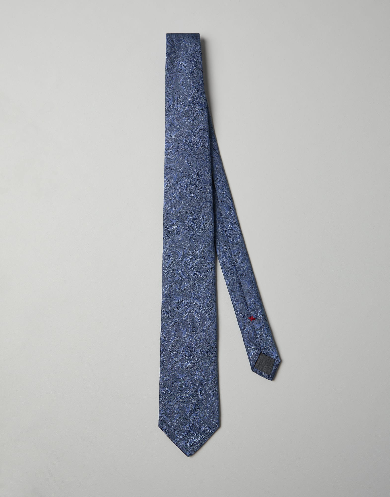 Paisley silk tie