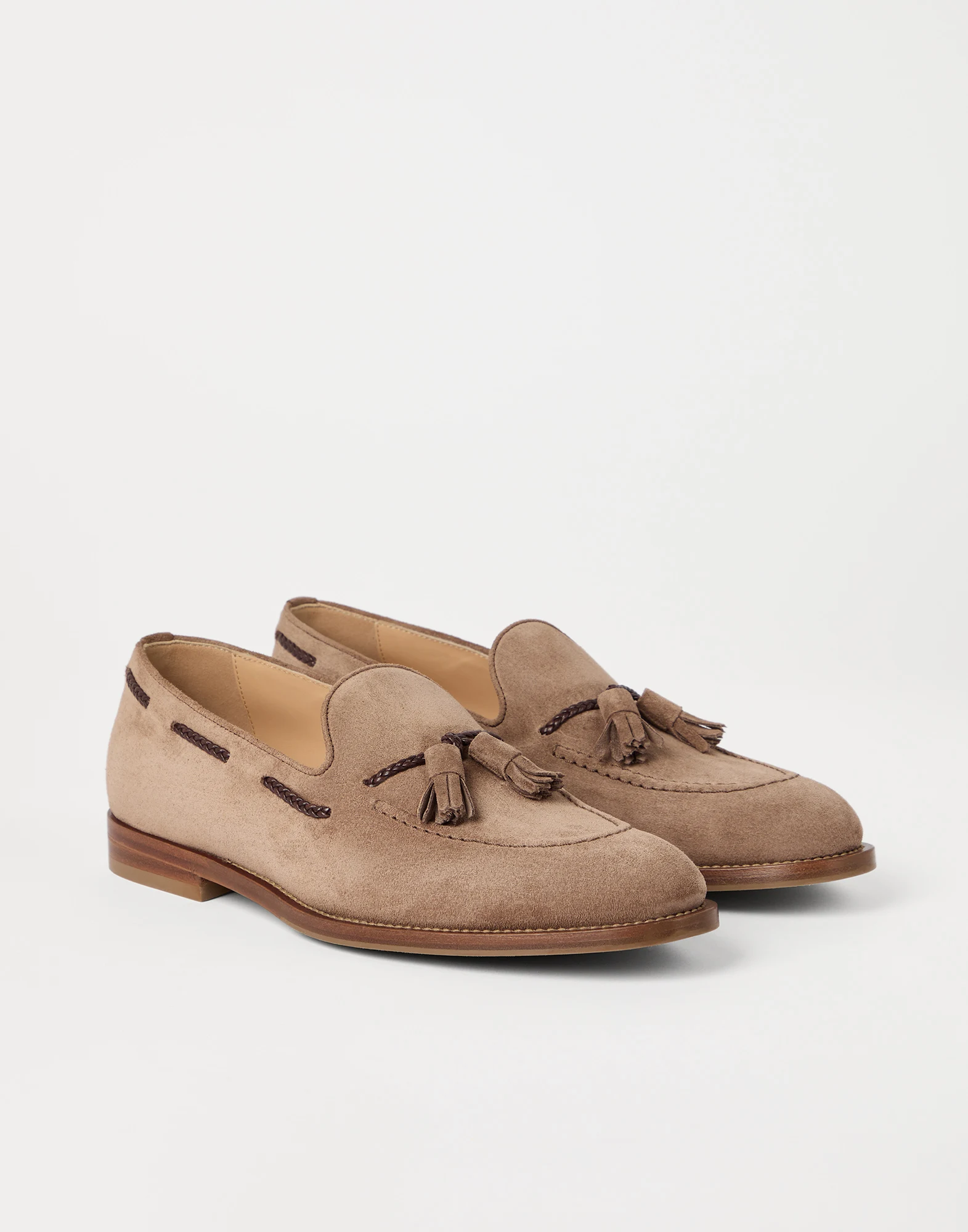 Suede loafers