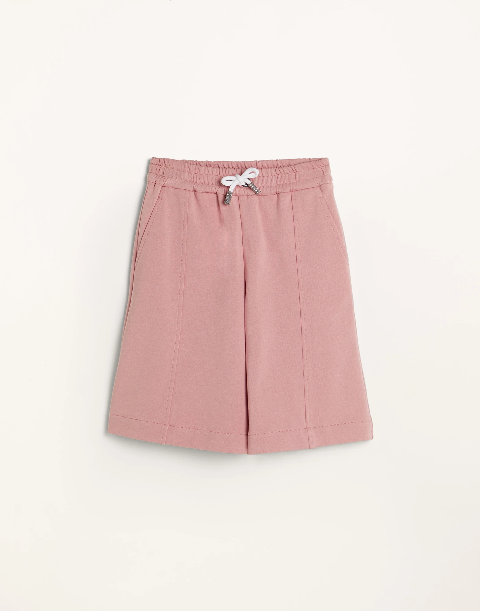 Cotton French terry Bermuda shorts