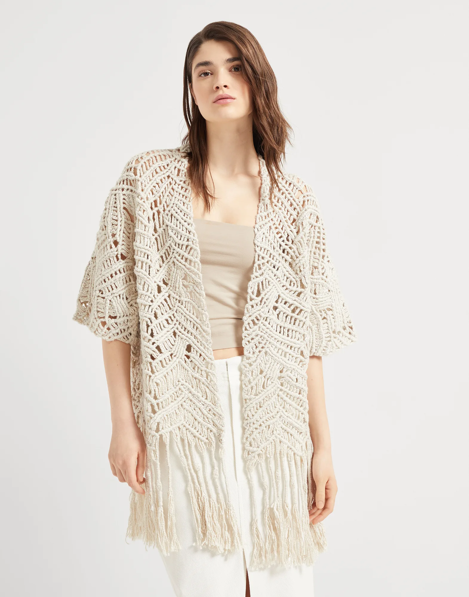 OPERA Dazzling Macram�� cardigan