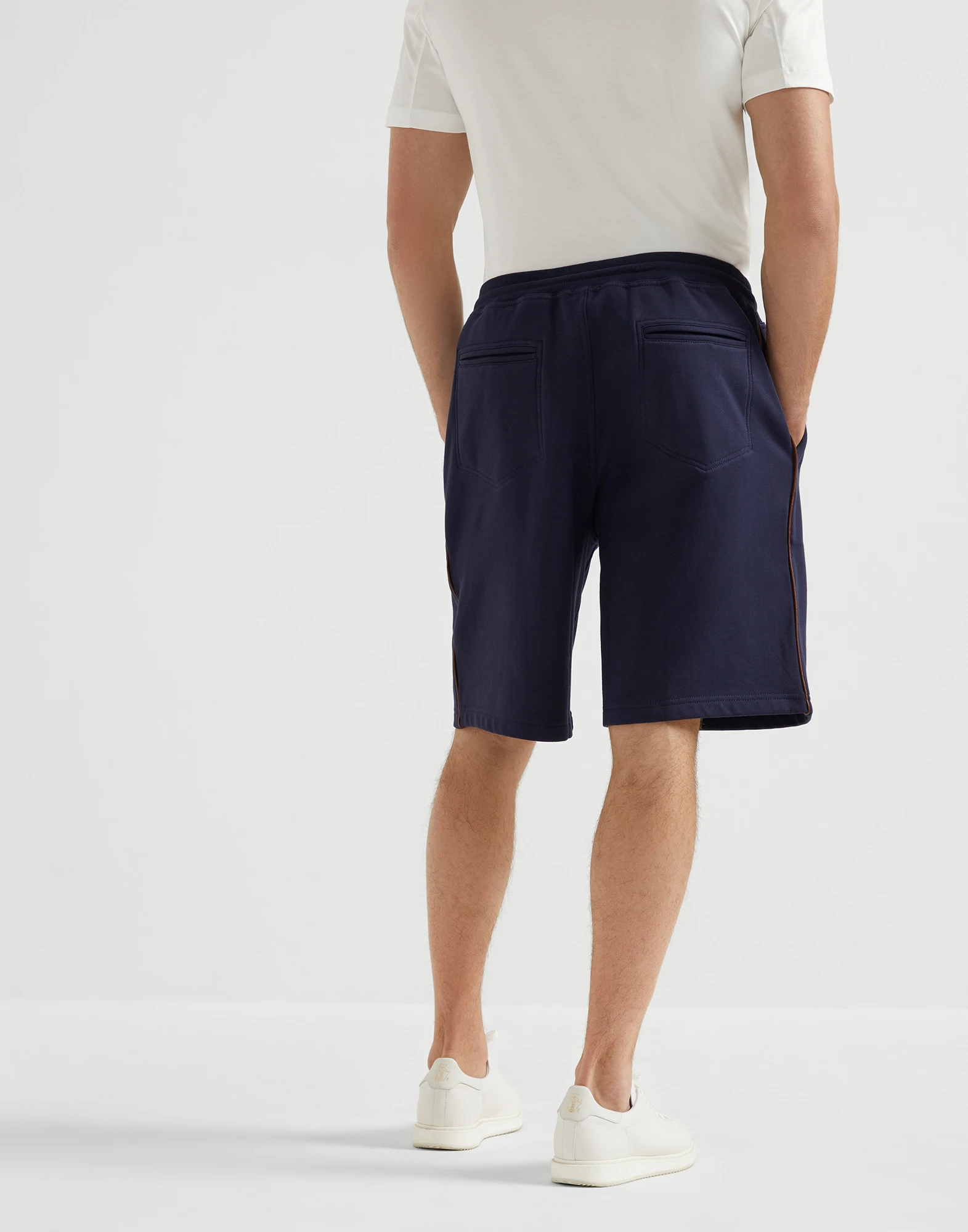 French terry Bermuda shorts