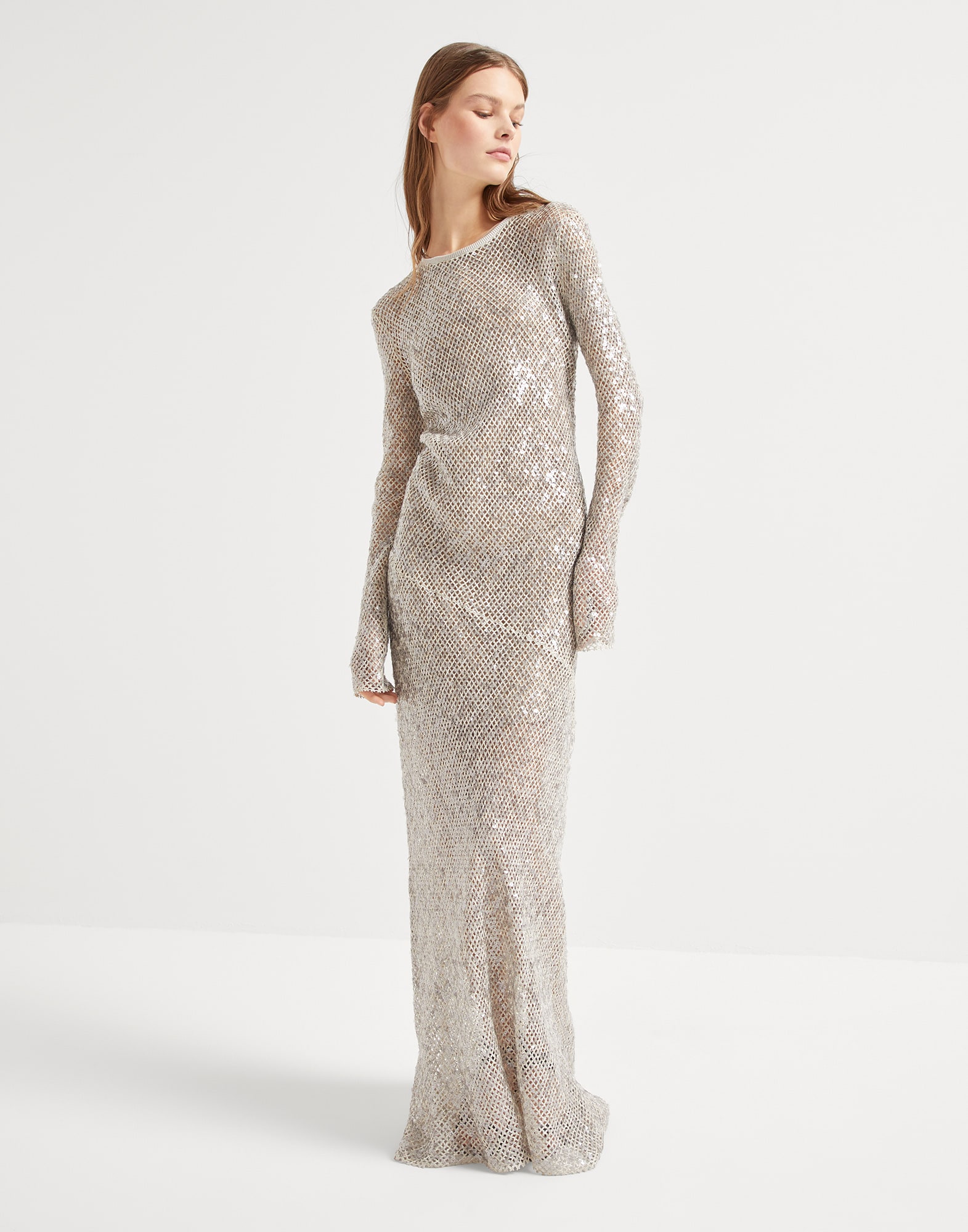 Dazzling Net Embroidery dress