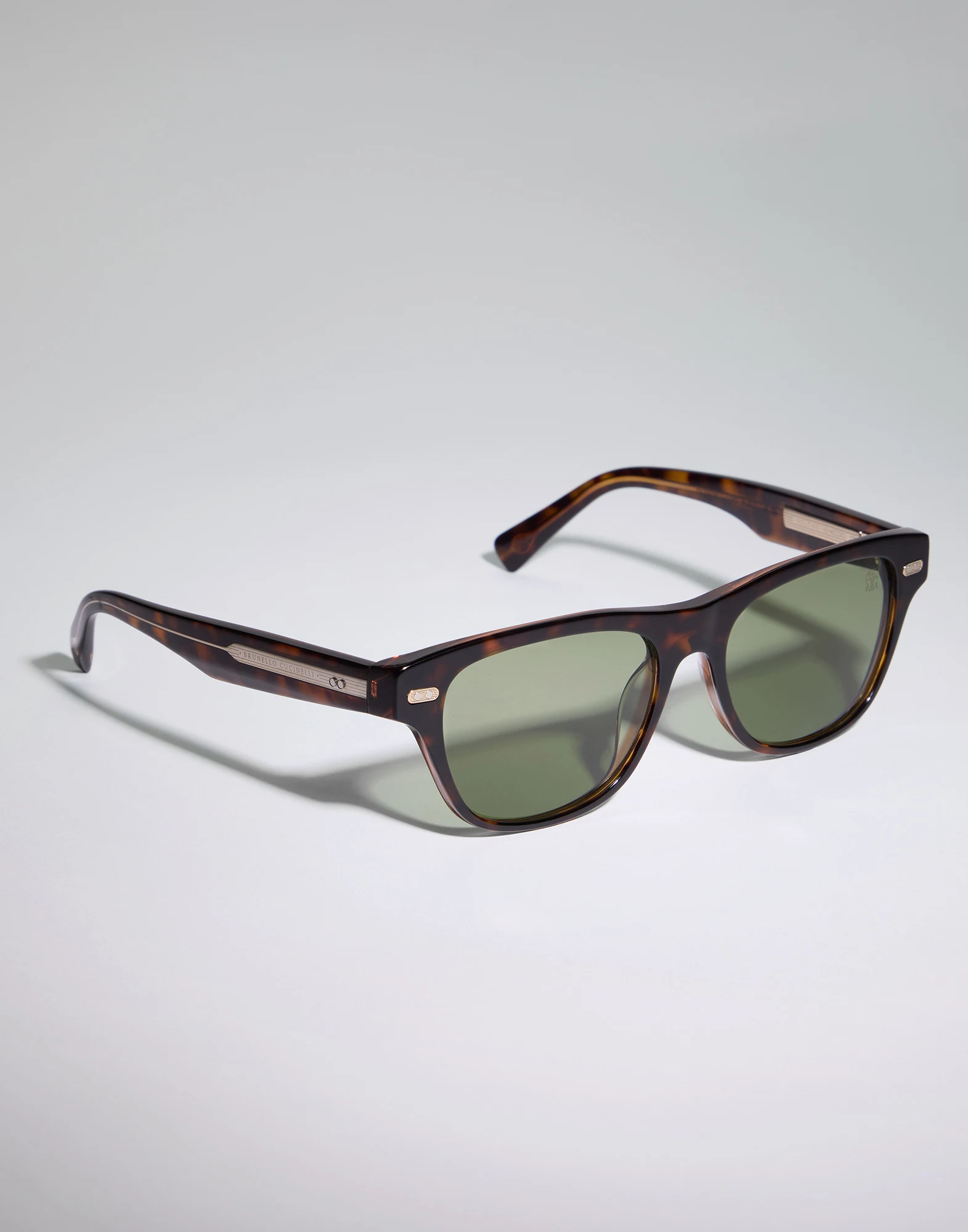 Rectangular acetate sunglasses