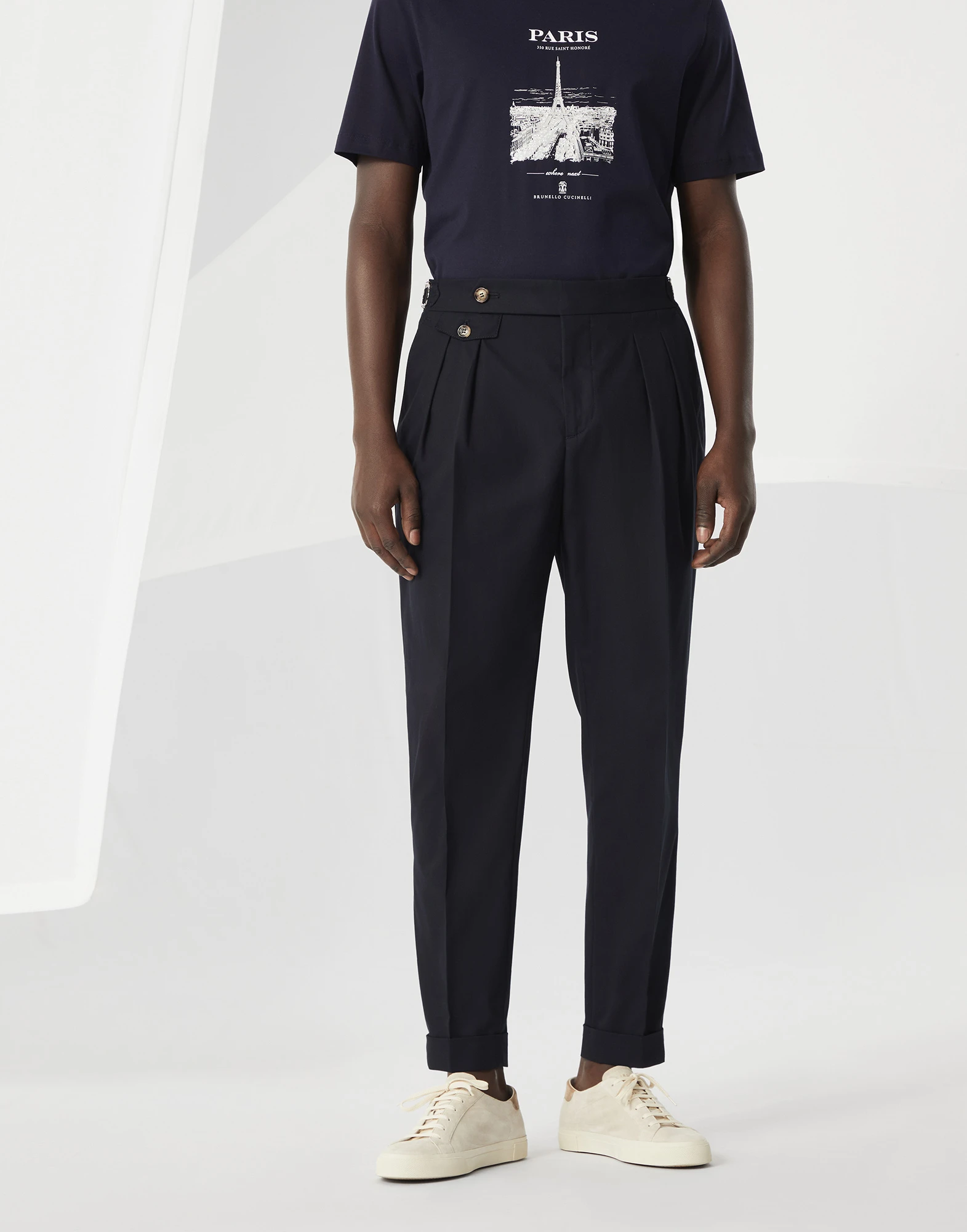 Cotton twill trousers
